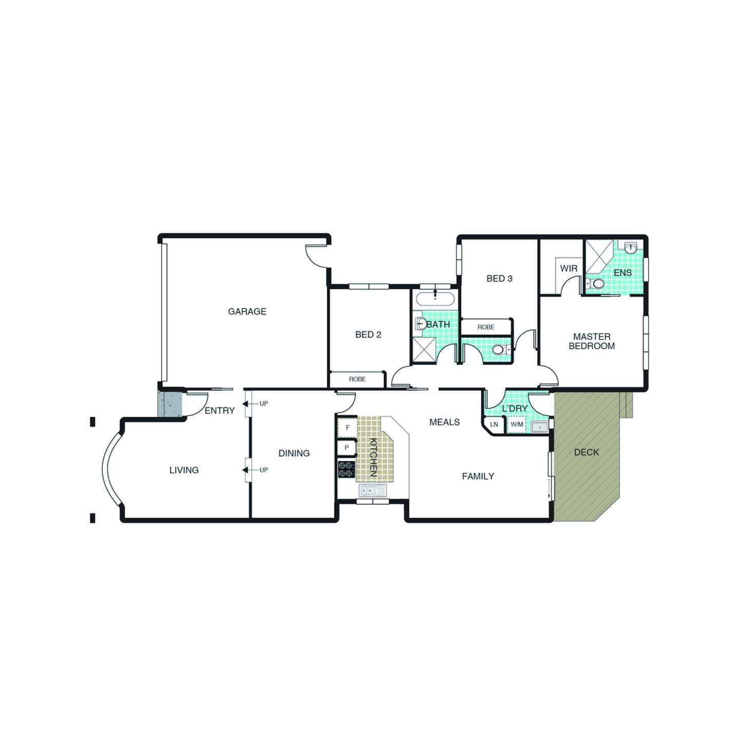 Floorplan of Homely townhouse listing, 10 Lind Close, Fraser ACT 2615