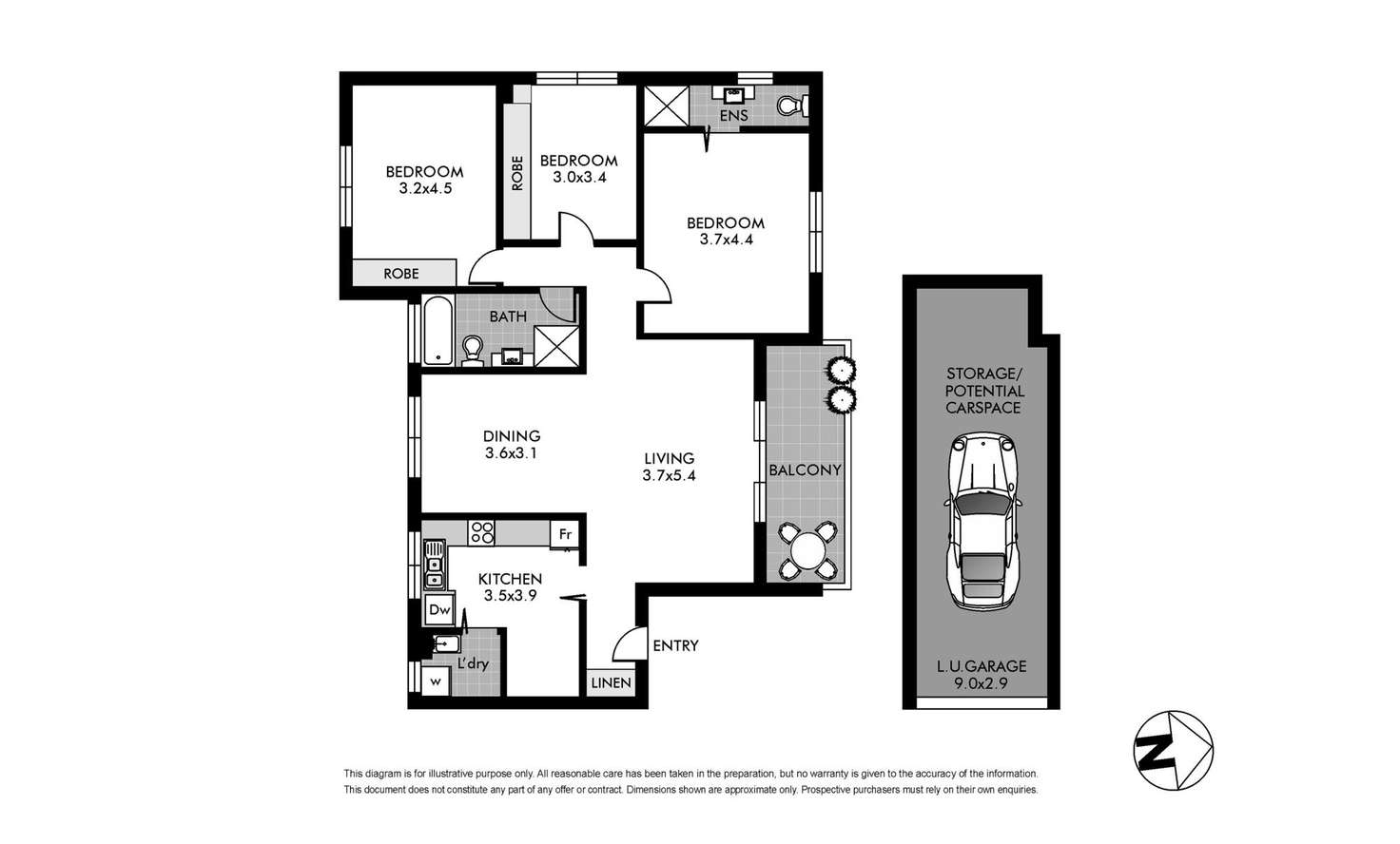 Floorplan of Homely apartment listing, 7/27 Penkivil Street, Bondi NSW 2026