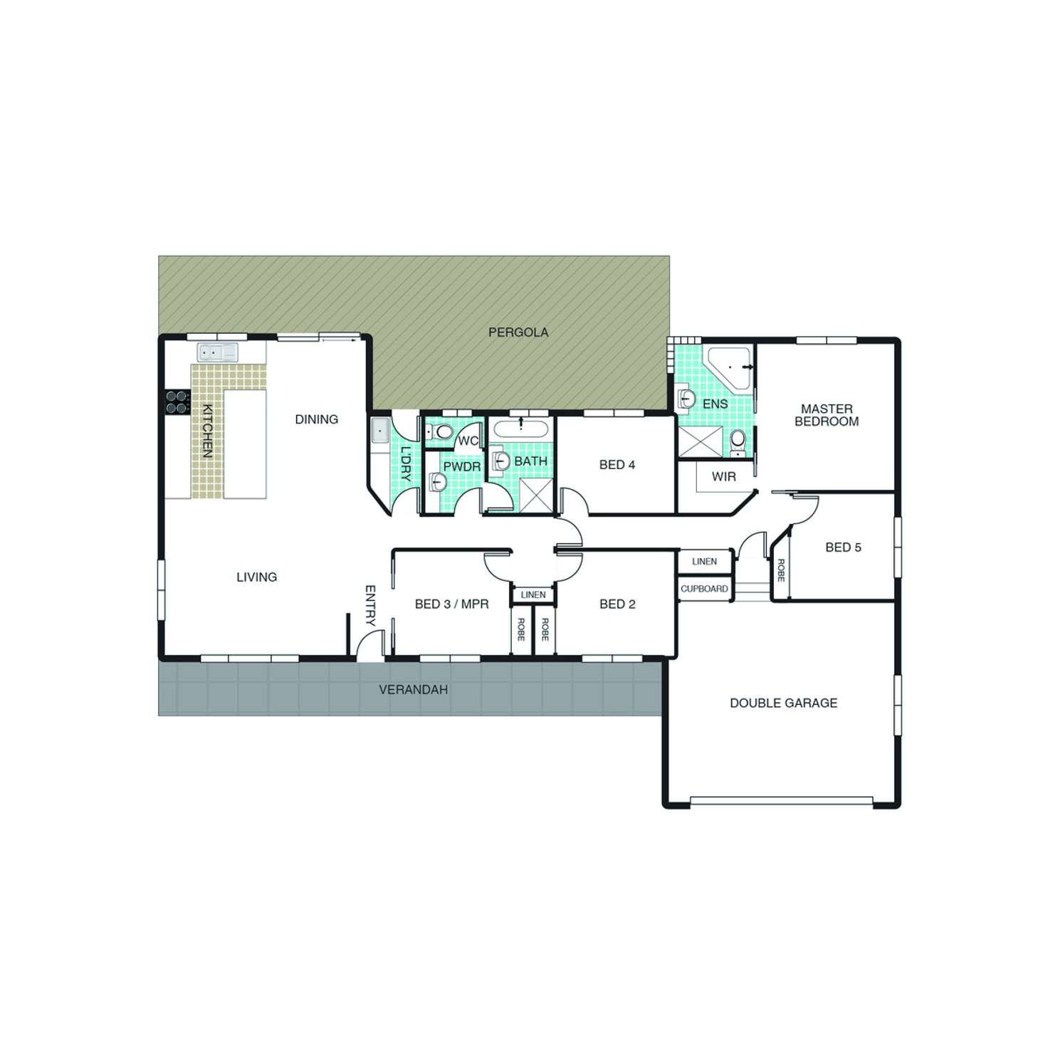 Floorplan of Homely house listing, 47 Kirkcaldie Circuit, Chisholm ACT 2905
