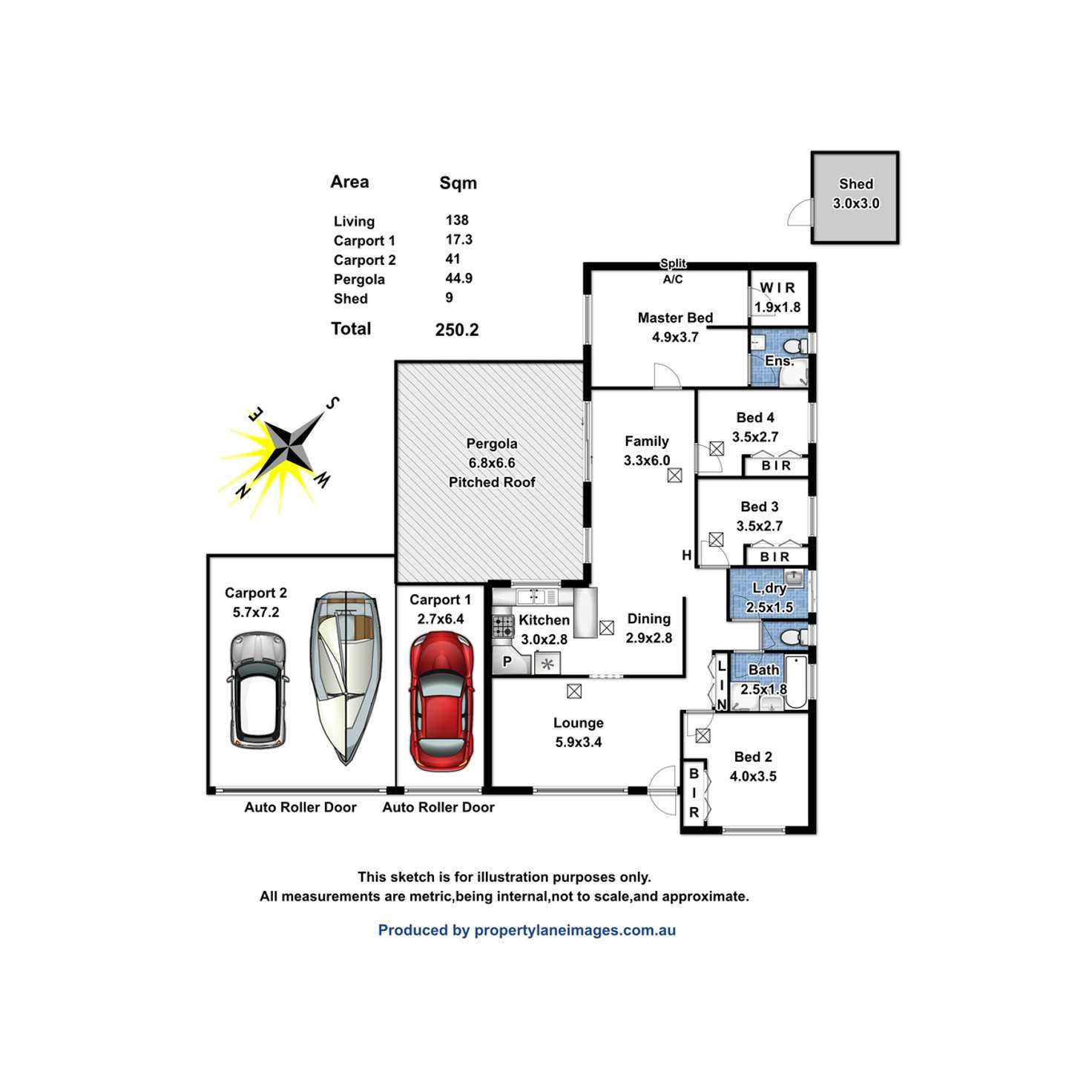 Floorplan of Homely house listing, 29 Federation Way, Andrews Farm SA 5114