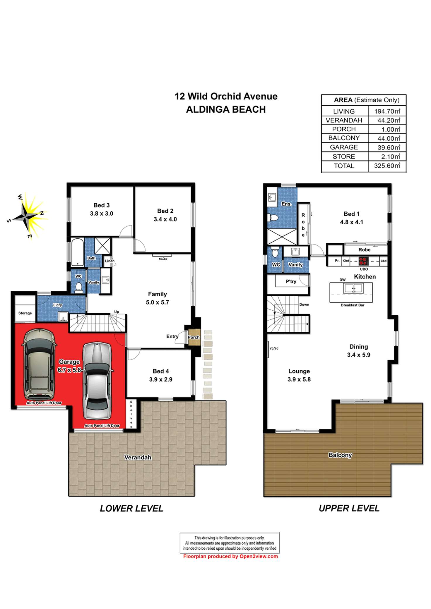 Floorplan of Homely house listing, 12 Wild Orchid Avenue, Aldinga Beach SA 5173