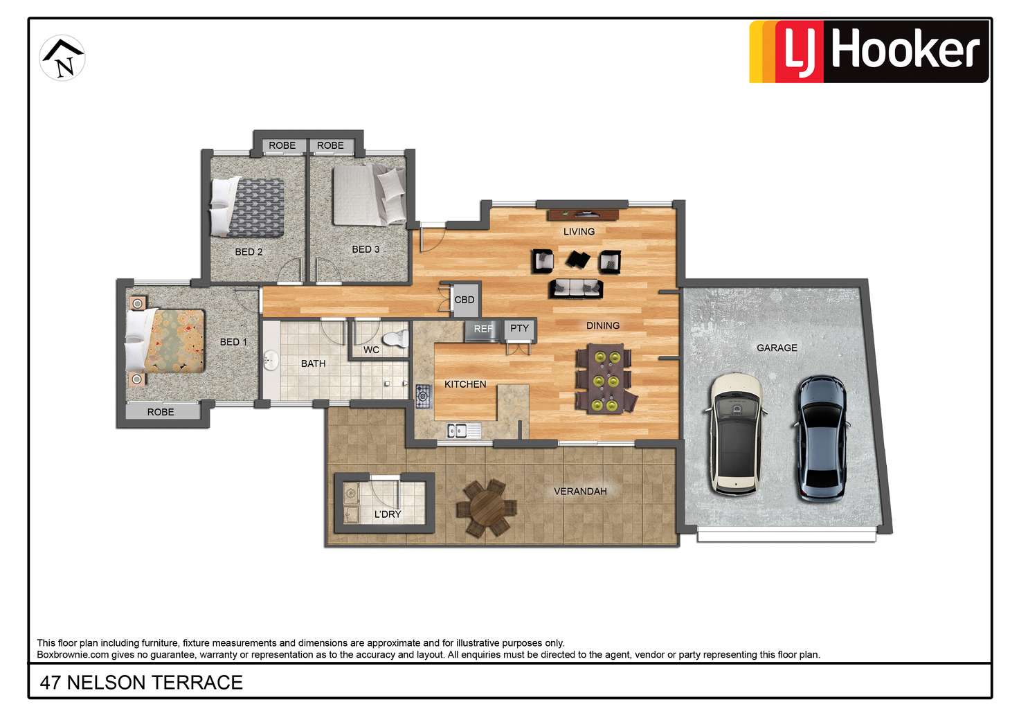 Floorplan of Homely house listing, 47 Nelson Terrace, Araluen NT 870