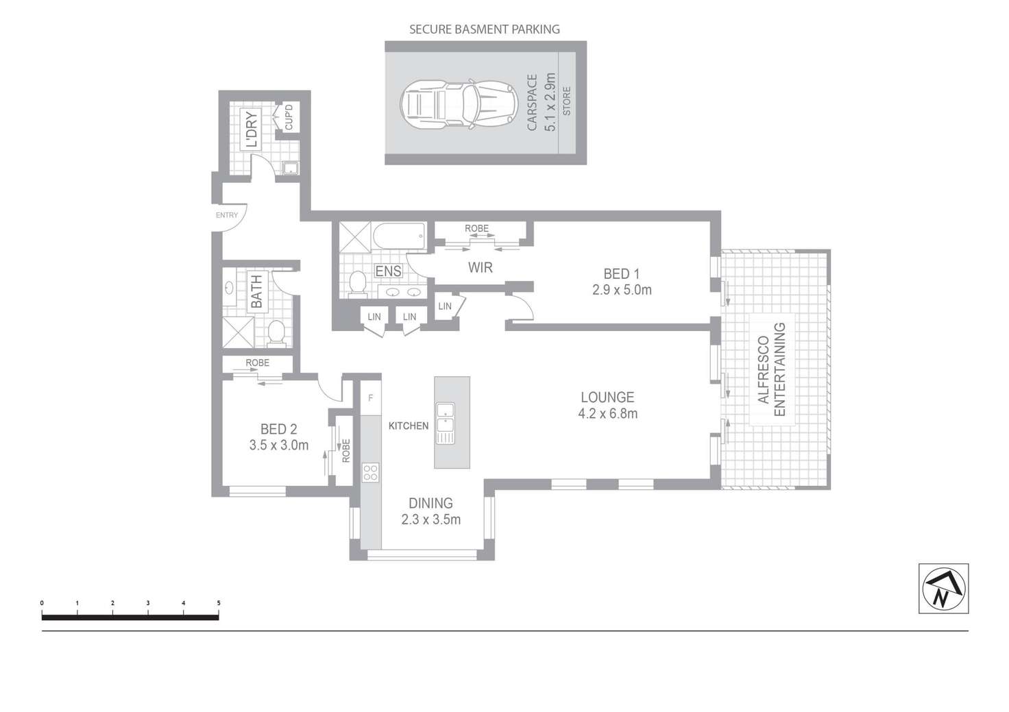Floorplan of Homely apartment listing, 19/25 Market Street, Breakfast Point NSW 2137