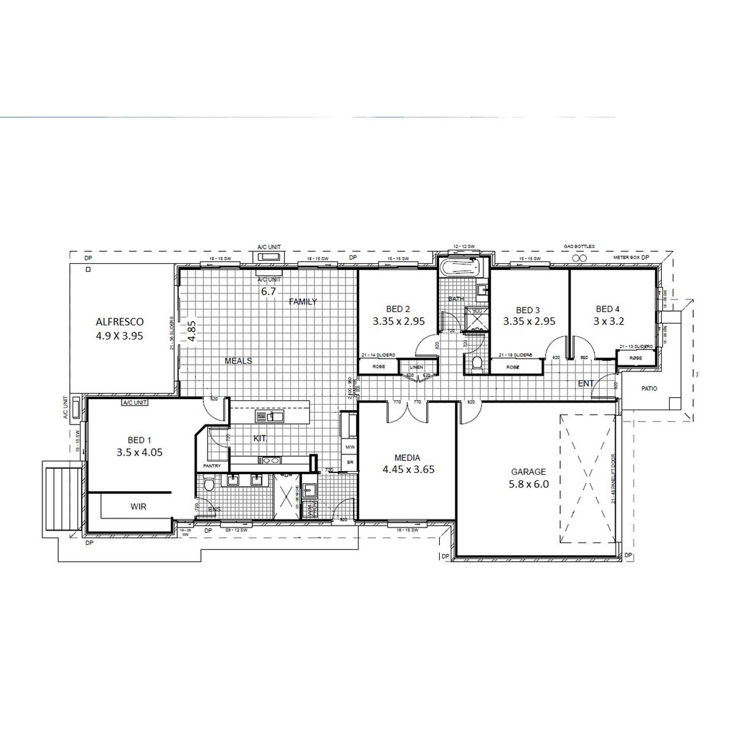 Floorplan of Homely house listing, 19 Feathertail Street, Bahrs Scrub QLD 4207
