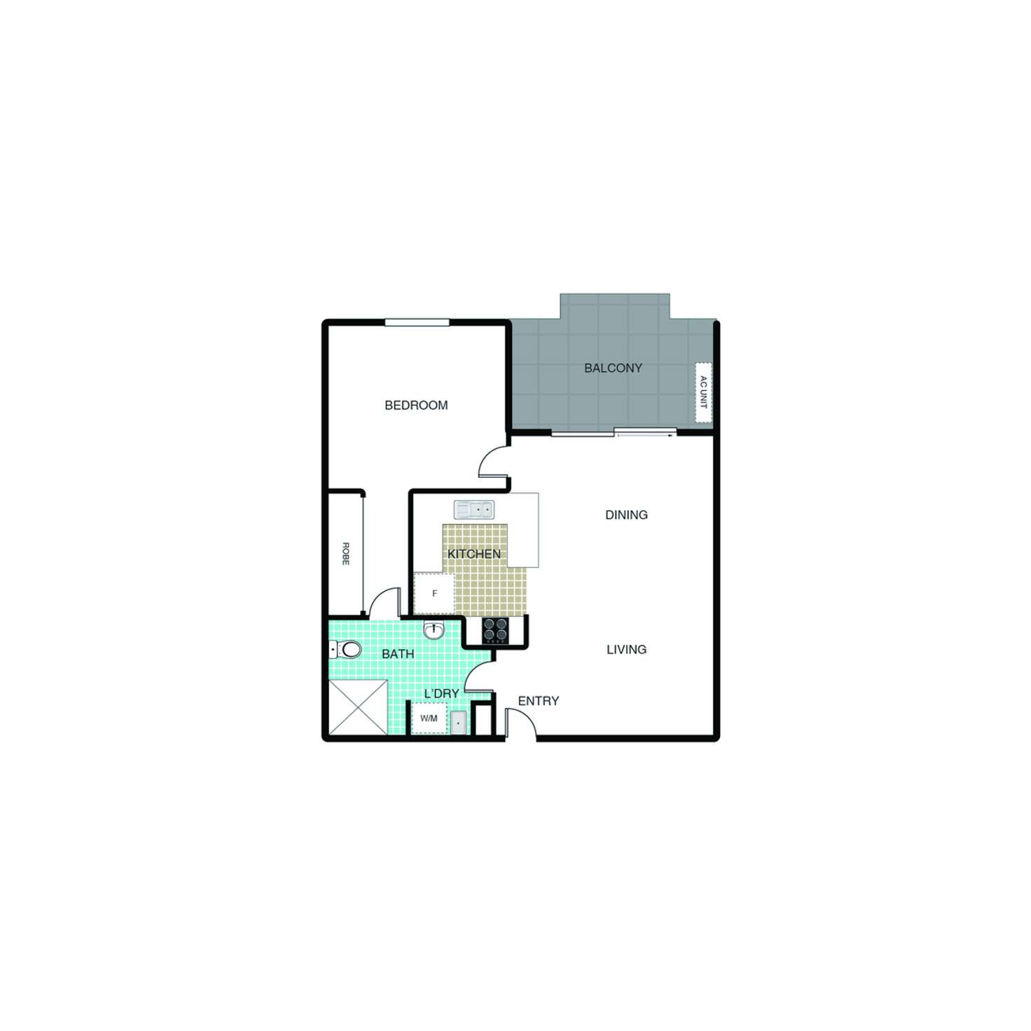 Floorplan of Homely apartment listing, 101/140 Thynne Street, Bruce ACT 2617