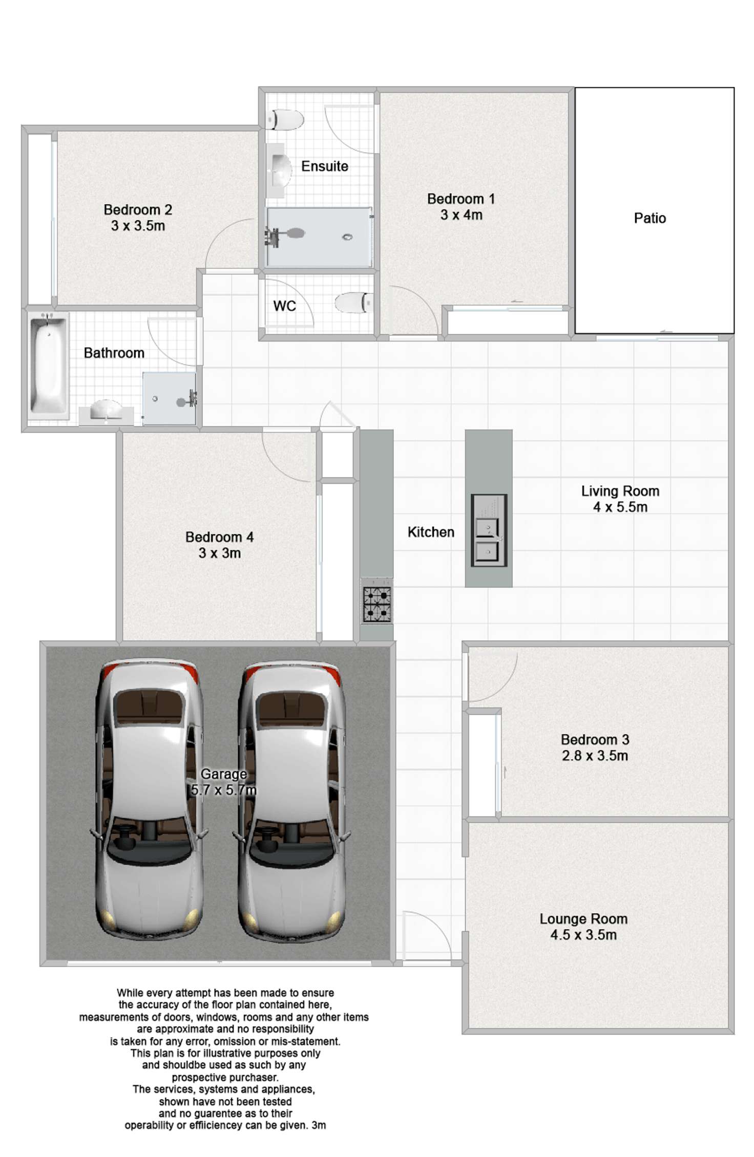 Floorplan of Homely house listing, 6 Cottonwood Crescent, Springfield Lakes QLD 4300