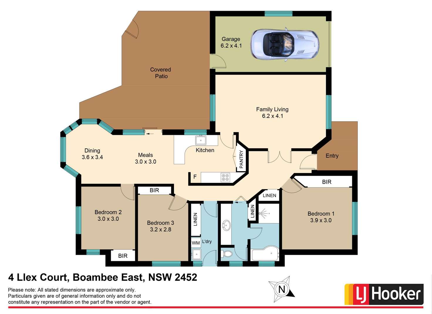 Floorplan of Homely house listing, 4 Ilex court, Boambee East NSW 2452