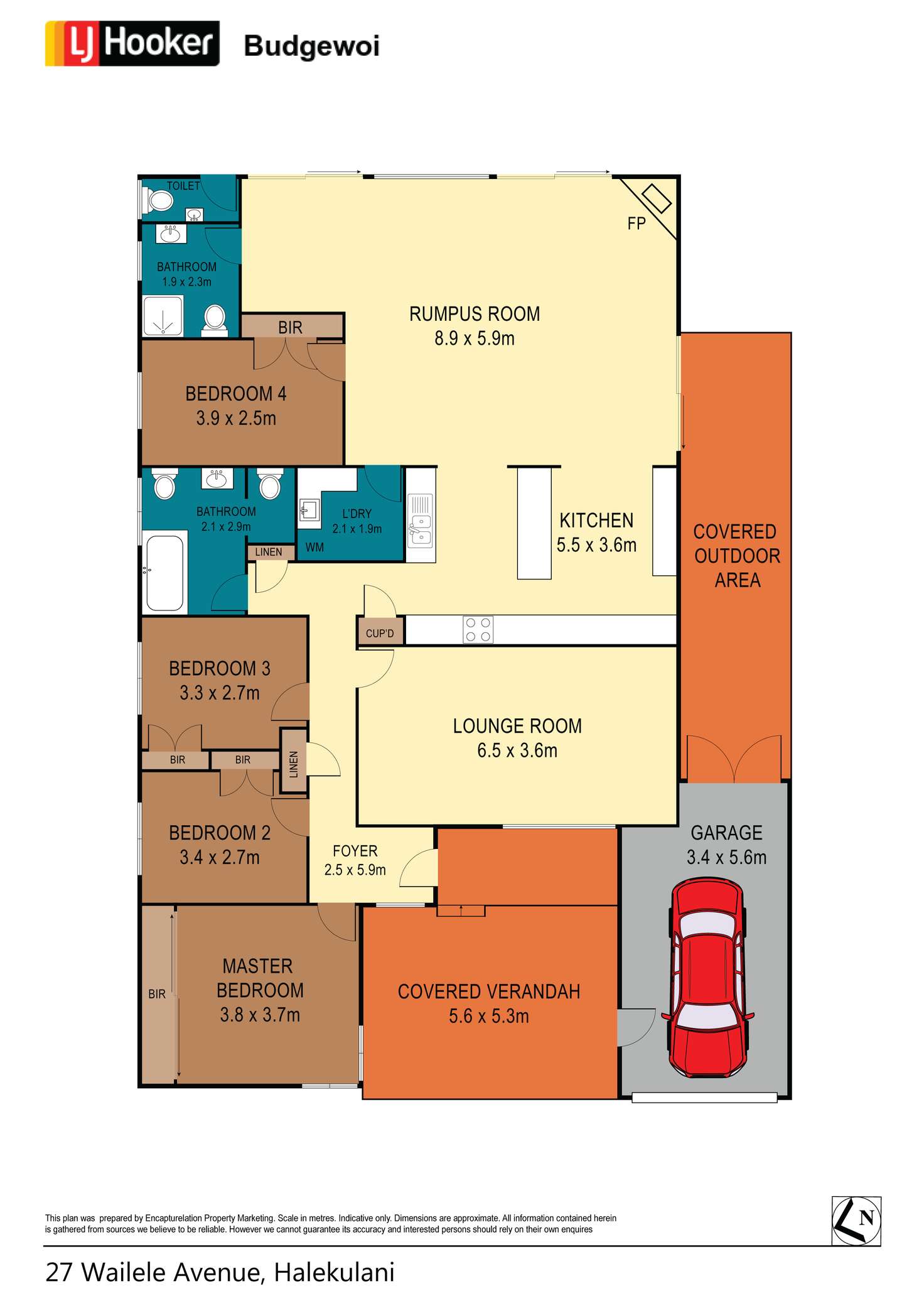 Floorplan of Homely house listing, 27 Wailele Avenue, Halekulani NSW 2262