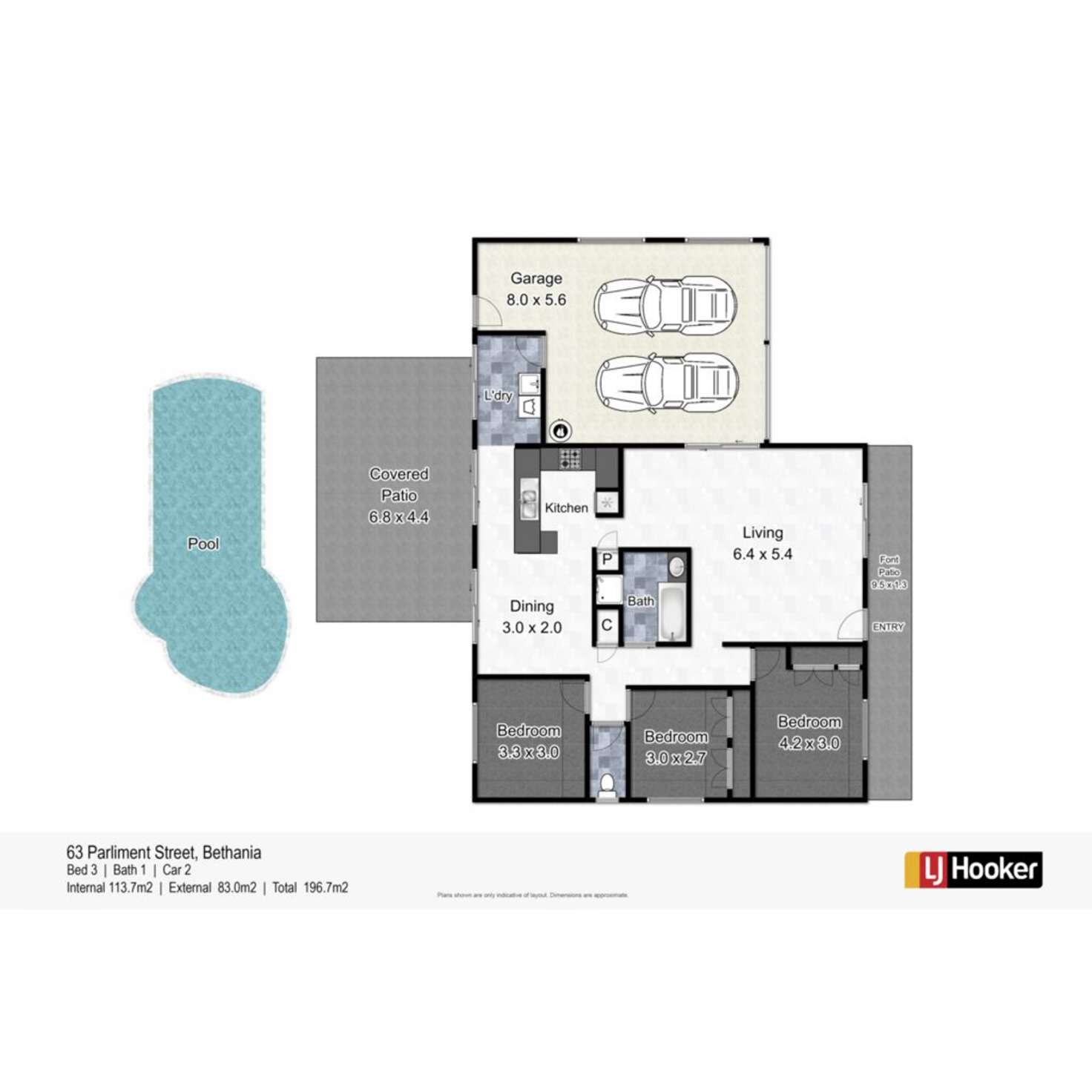 Floorplan of Homely house listing, 63 Parliament Street, Bethania QLD 4205