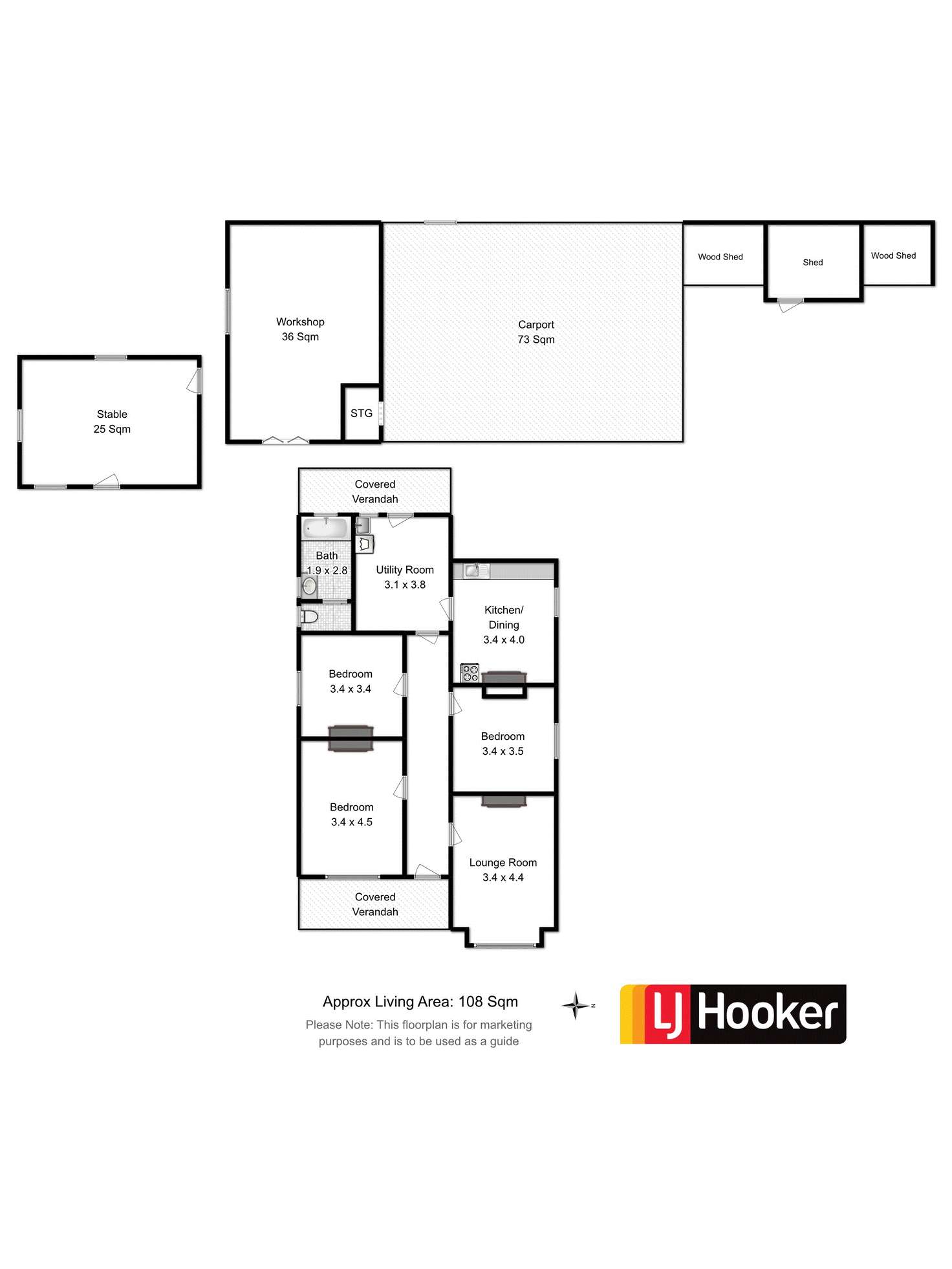 Floorplan of Homely house listing, 1711 Midland Highway, Bagdad TAS 7030