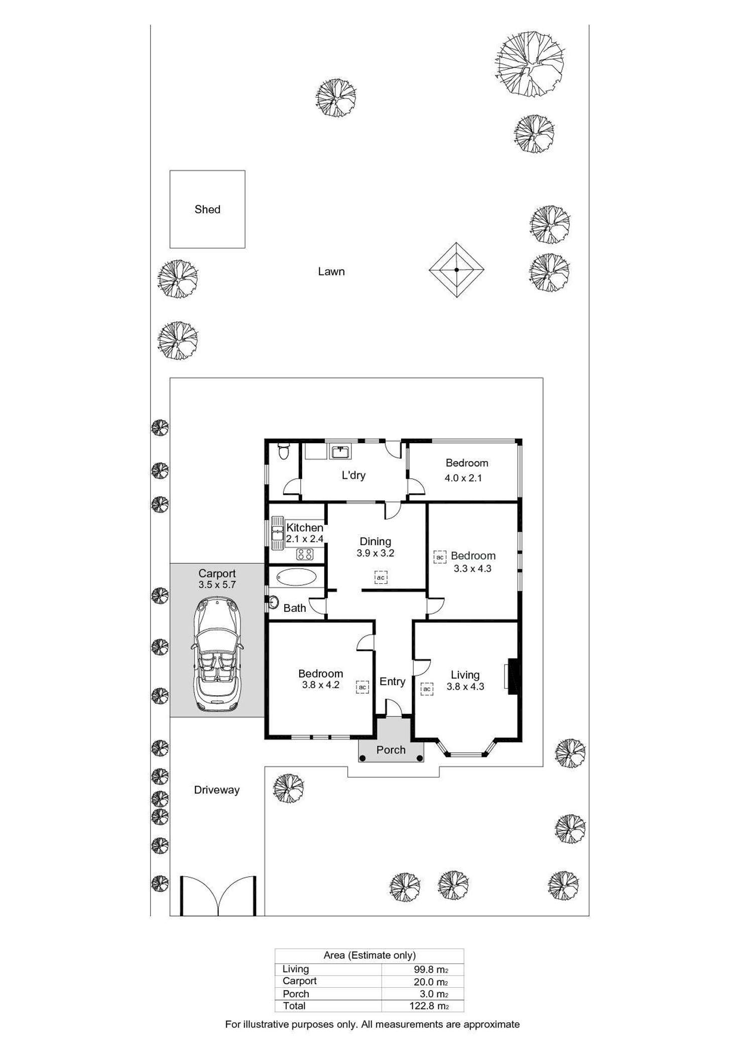 Floorplan of Homely house listing, 96 Marion Road, Brooklyn Park SA 5032
