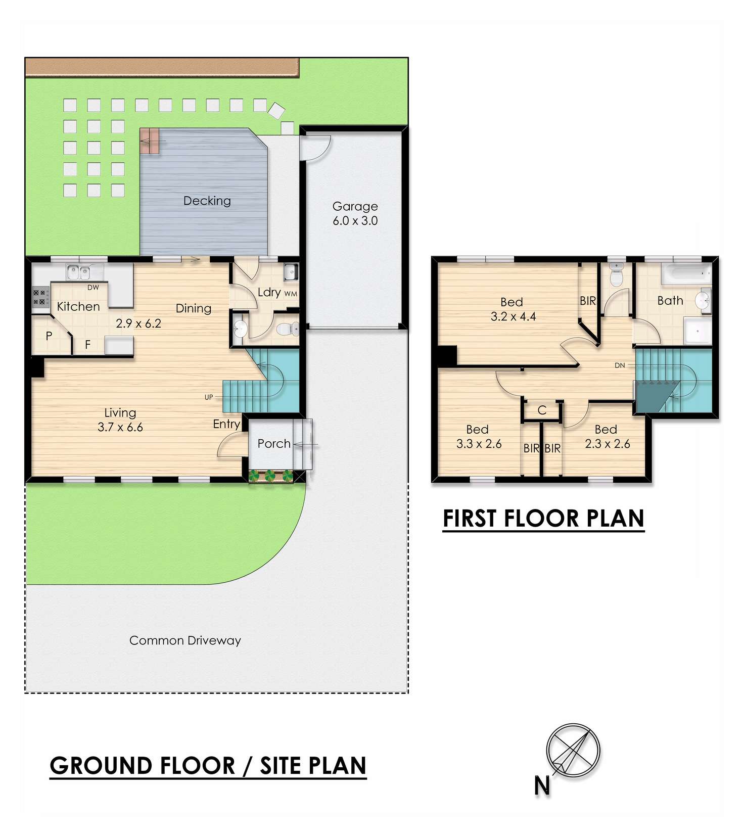 Floorplan of Homely townhouse listing, 5/34 Kelvinside Road, Noble Park VIC 3174