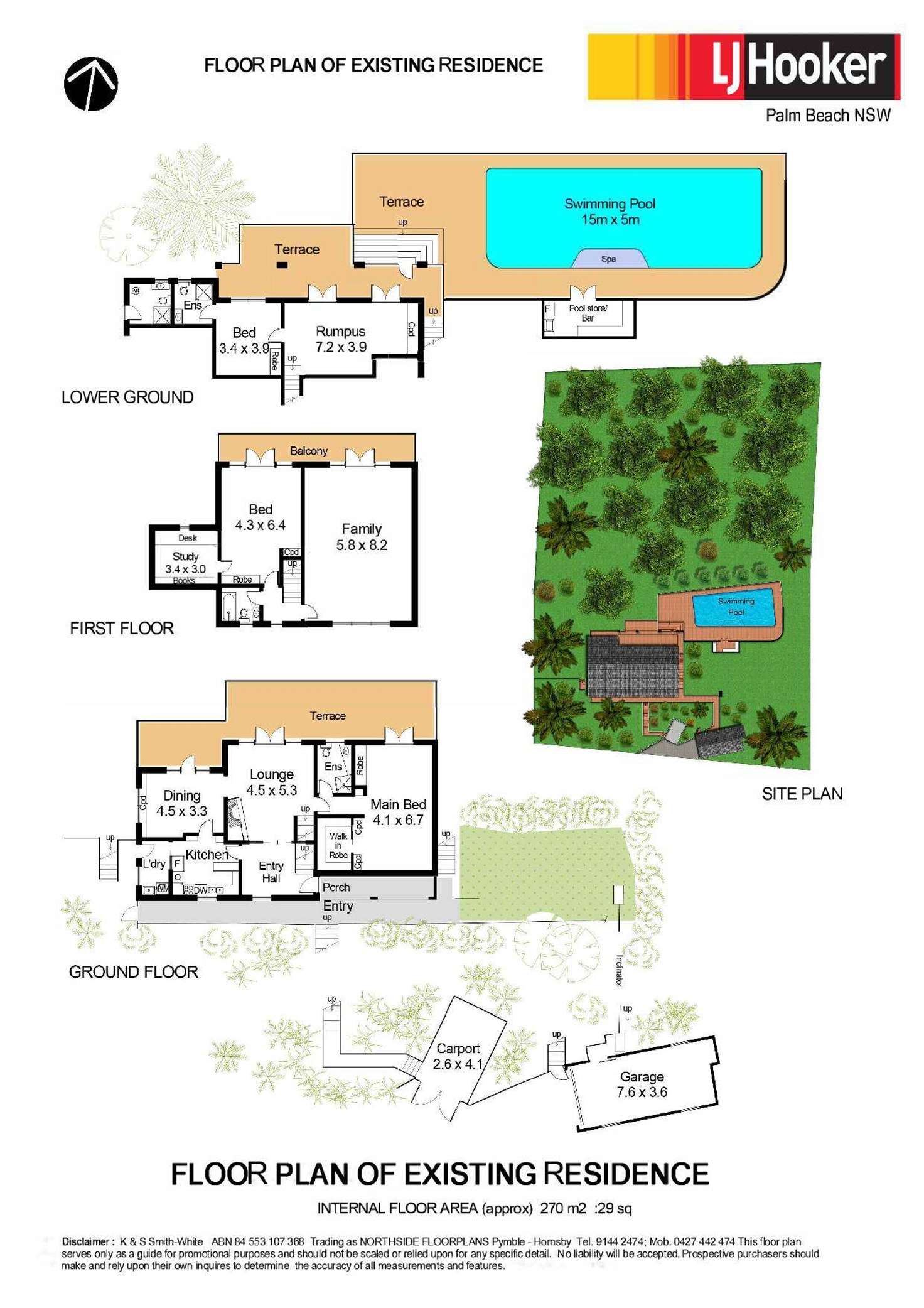 Floorplan of Homely house listing, 24-26 Rayner Road, Whale Beach NSW 2107