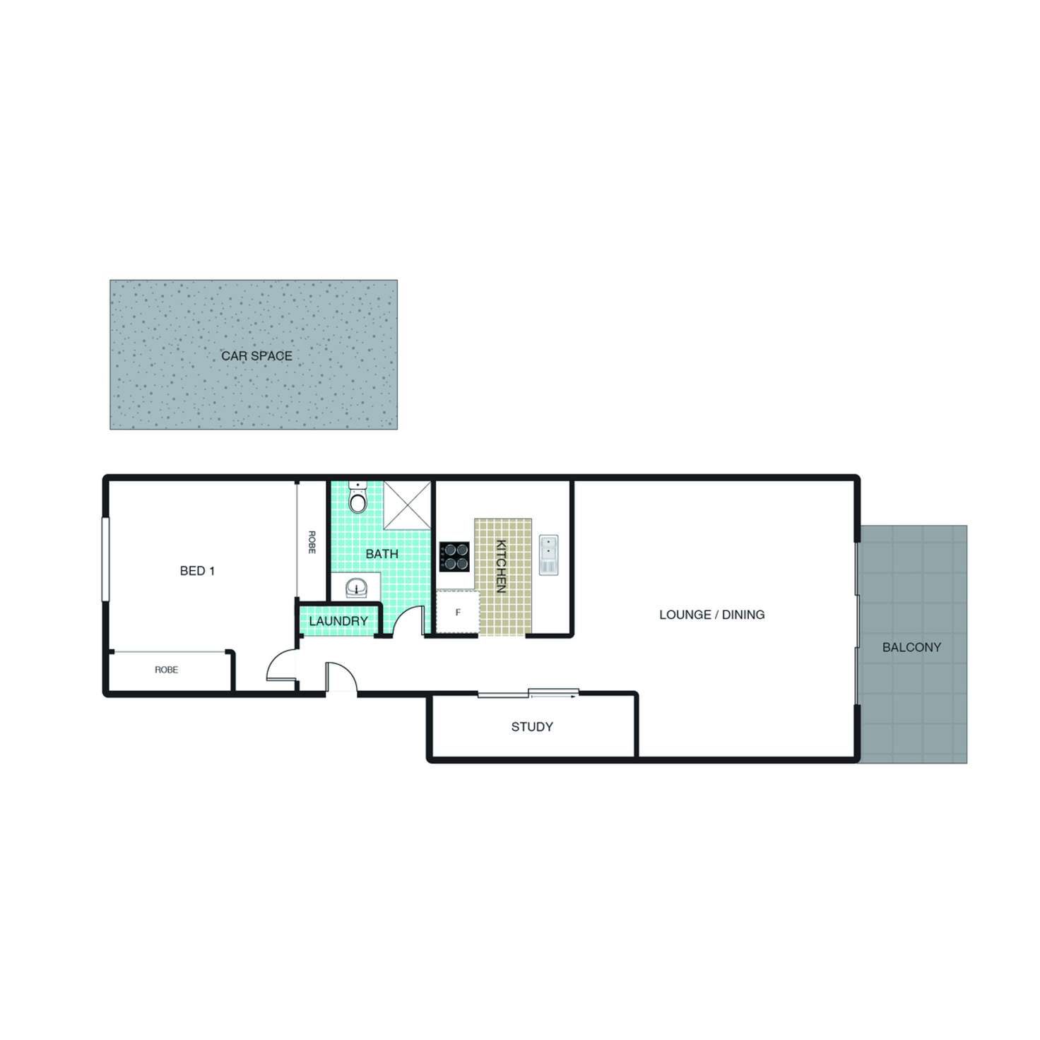 Floorplan of Homely apartment listing, 39/1 Gungahlin Place, Gungahlin ACT 2912