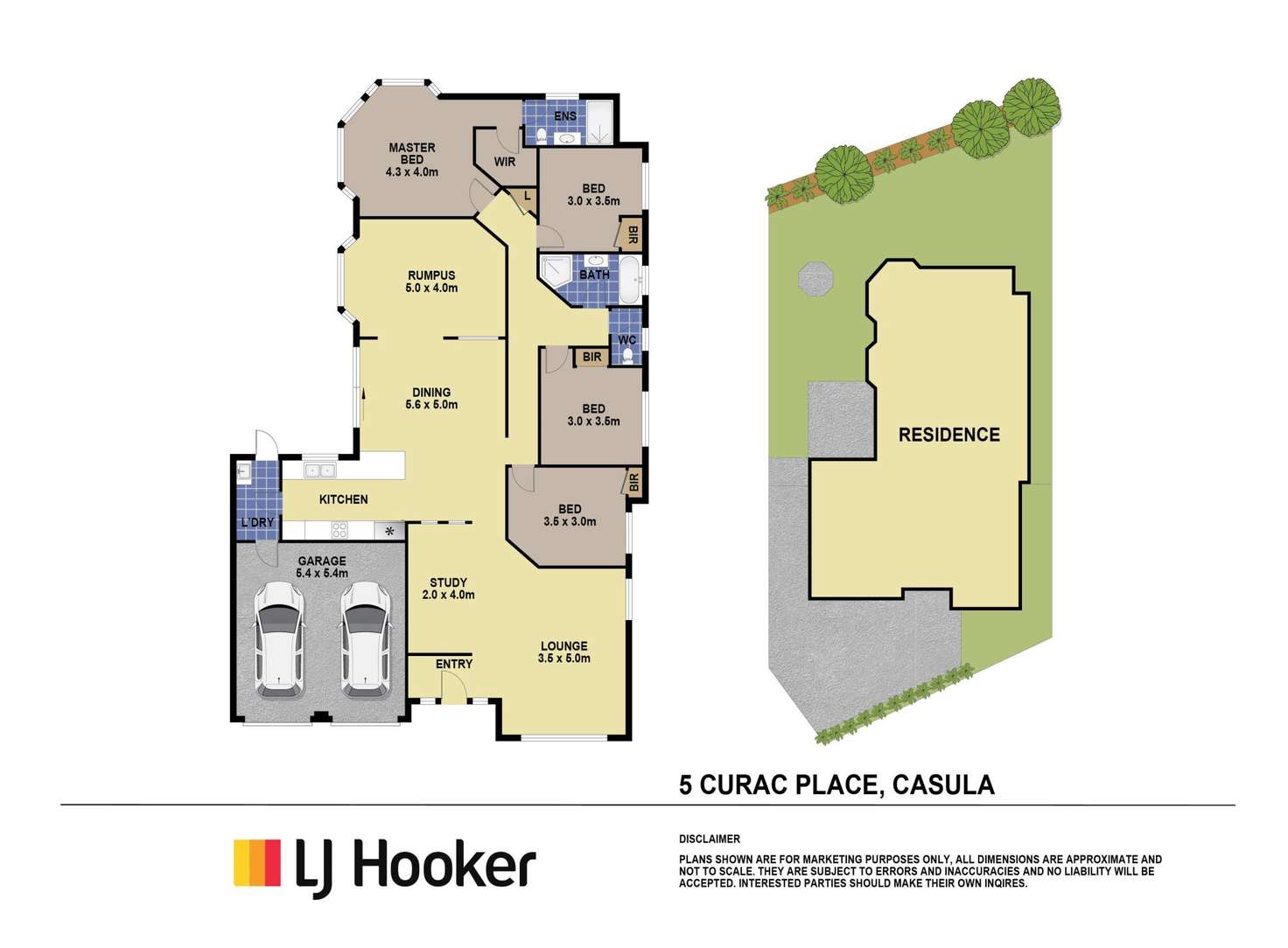 Floorplan of Homely house listing, 5 Curac Place, Casula NSW 2170