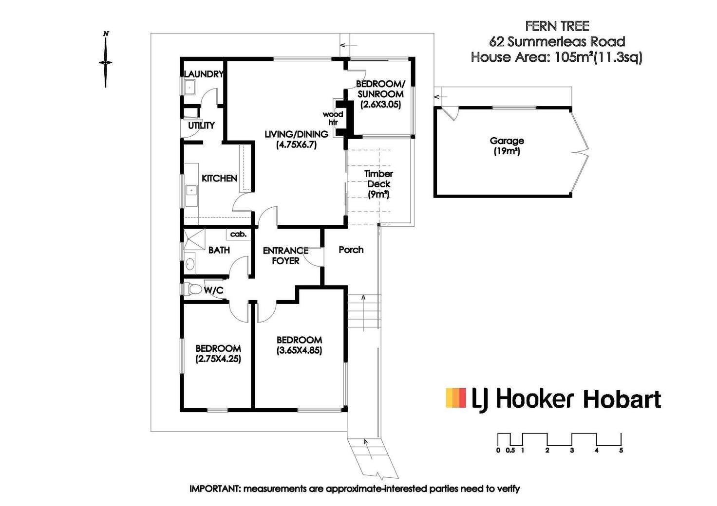 Floorplan of Homely house listing, 62 Summerleas Road, Fern Tree TAS 7054