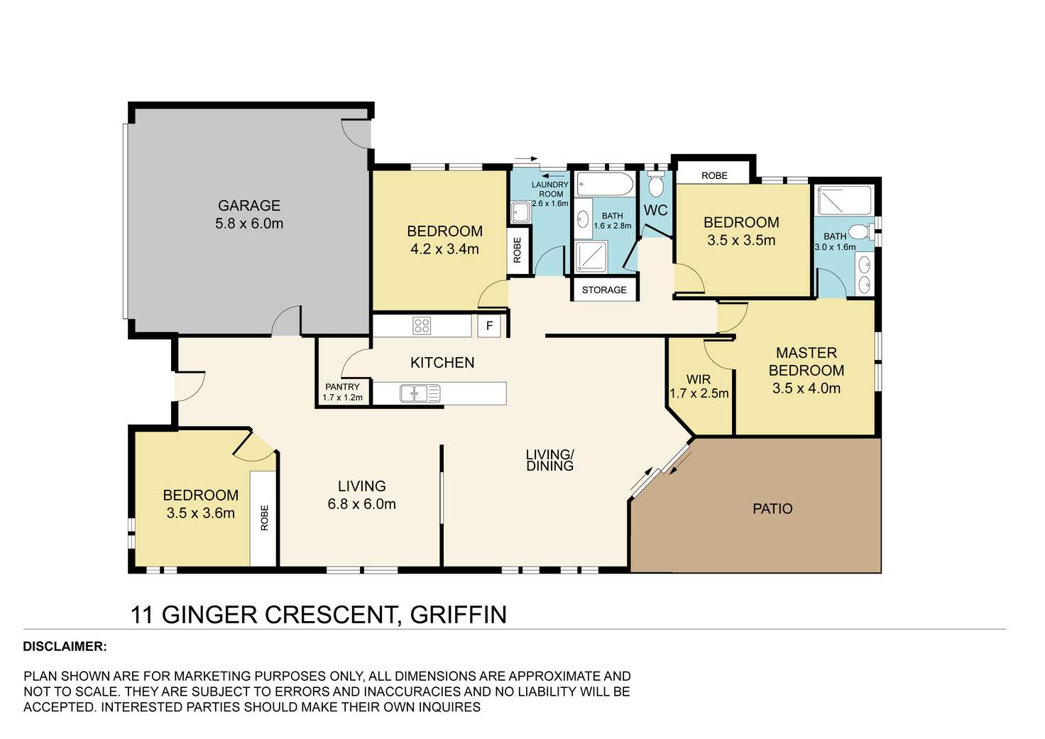 Floorplan of Homely house listing, 11 Ginger Crescent, Griffin QLD 4503