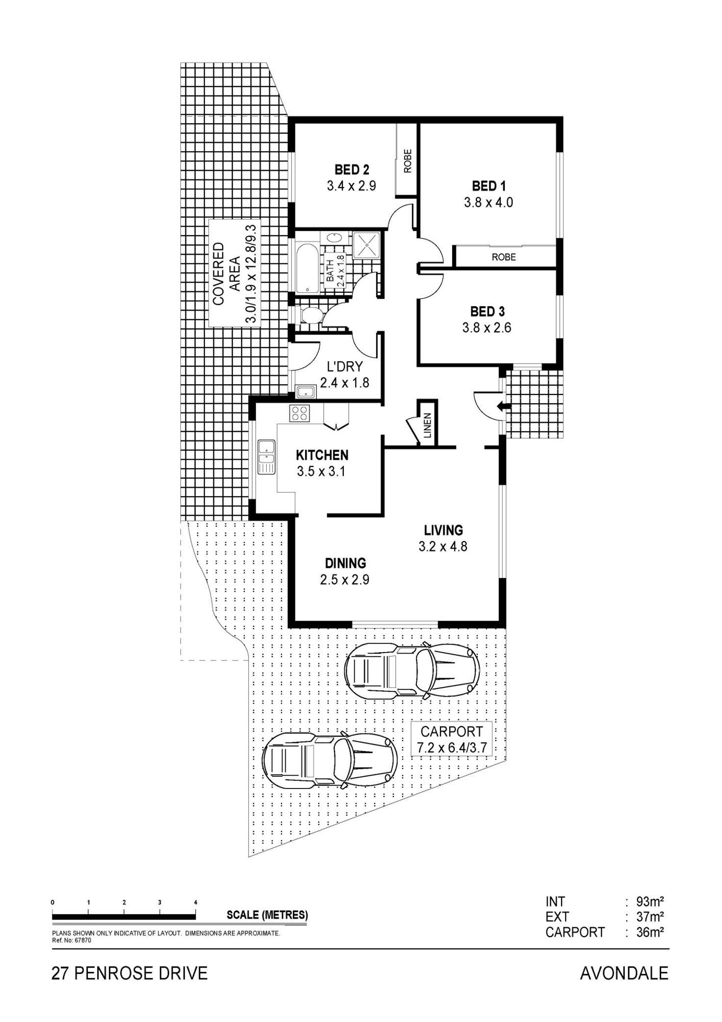 Floorplan of Homely house listing, 27 Penrose Drive, Avondale NSW 2530