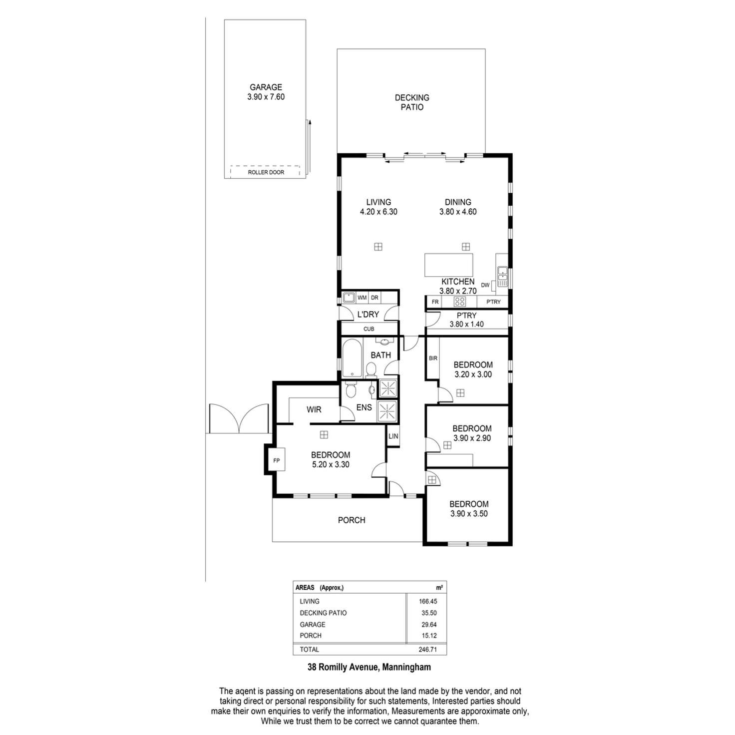 Floorplan of Homely house listing, 38 Romilly Avenue, Manningham SA 5086