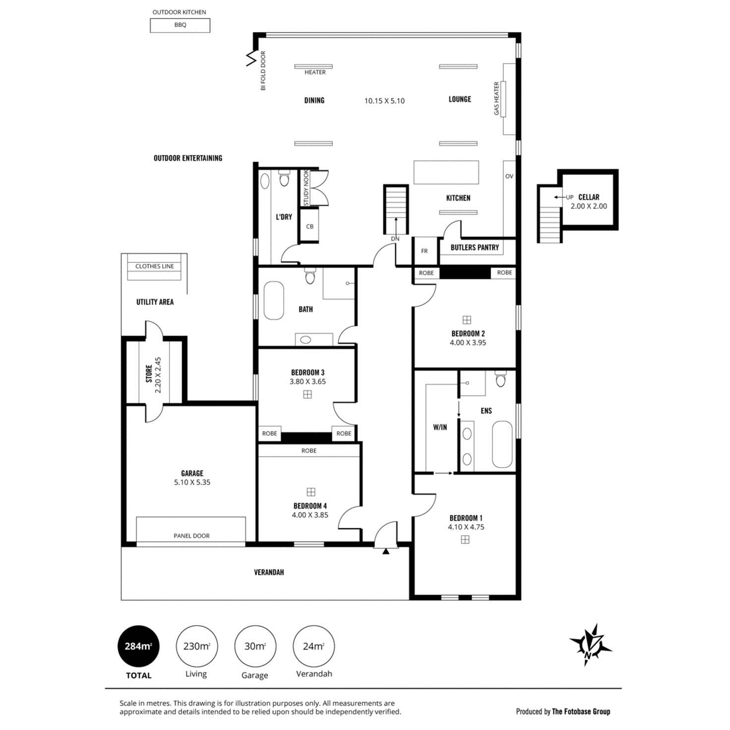 Floorplan of Homely house listing, 1 Katherine Street, Fullarton SA 5063