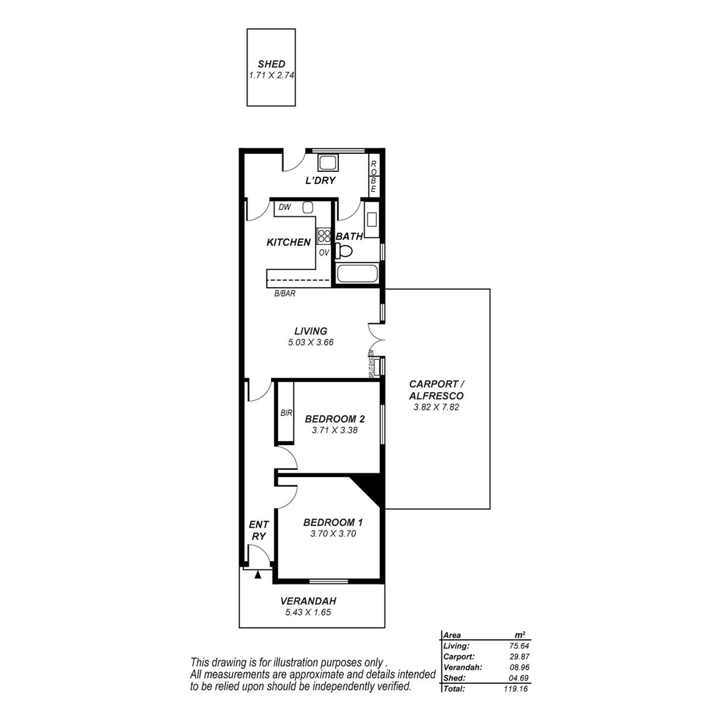 Floorplan of Homely house listing, 15 Trembath Street, Bowden SA 5007