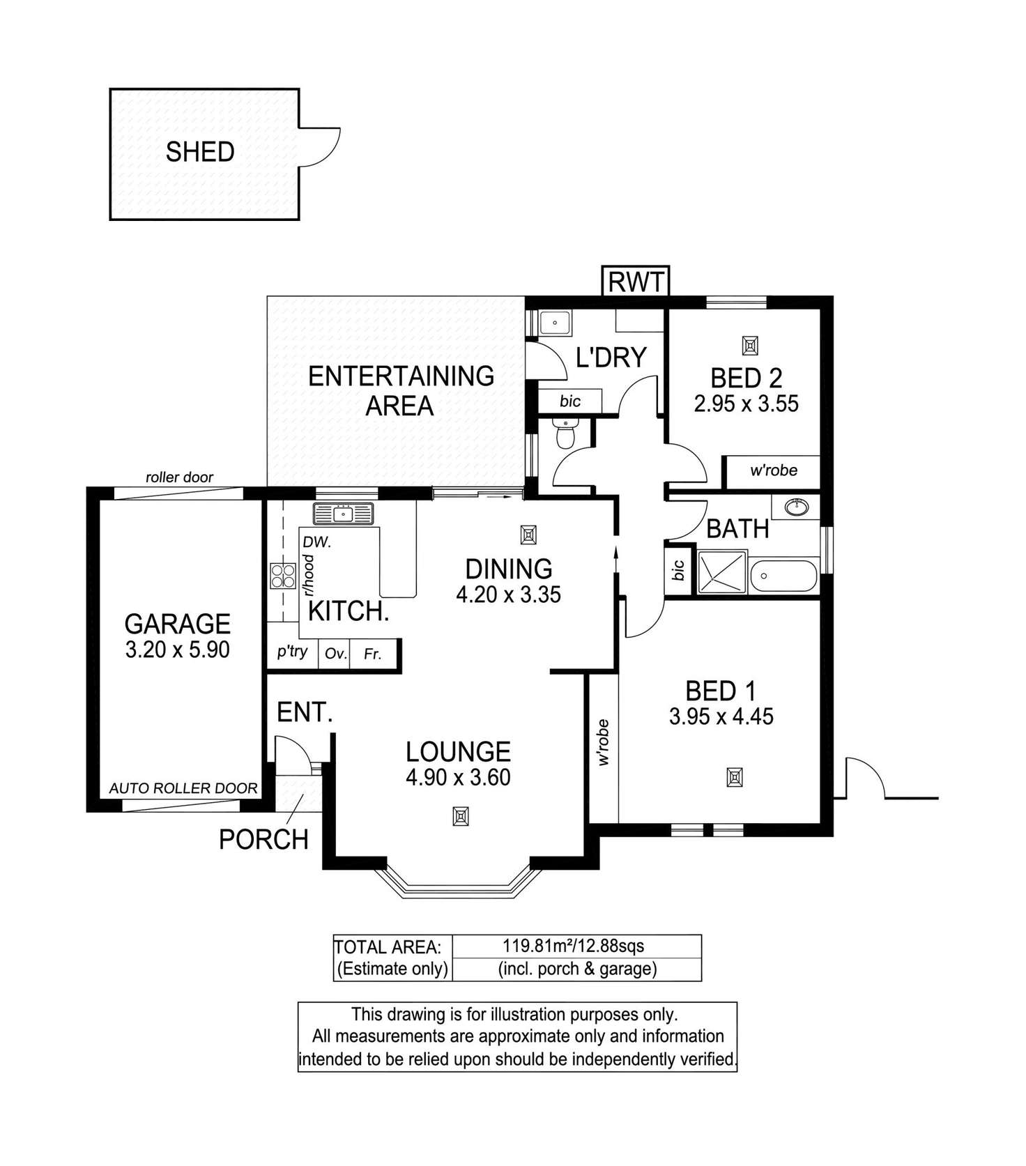 Floorplan of Homely house listing, 1A Sylvia Court, Coromandel Valley SA 5051