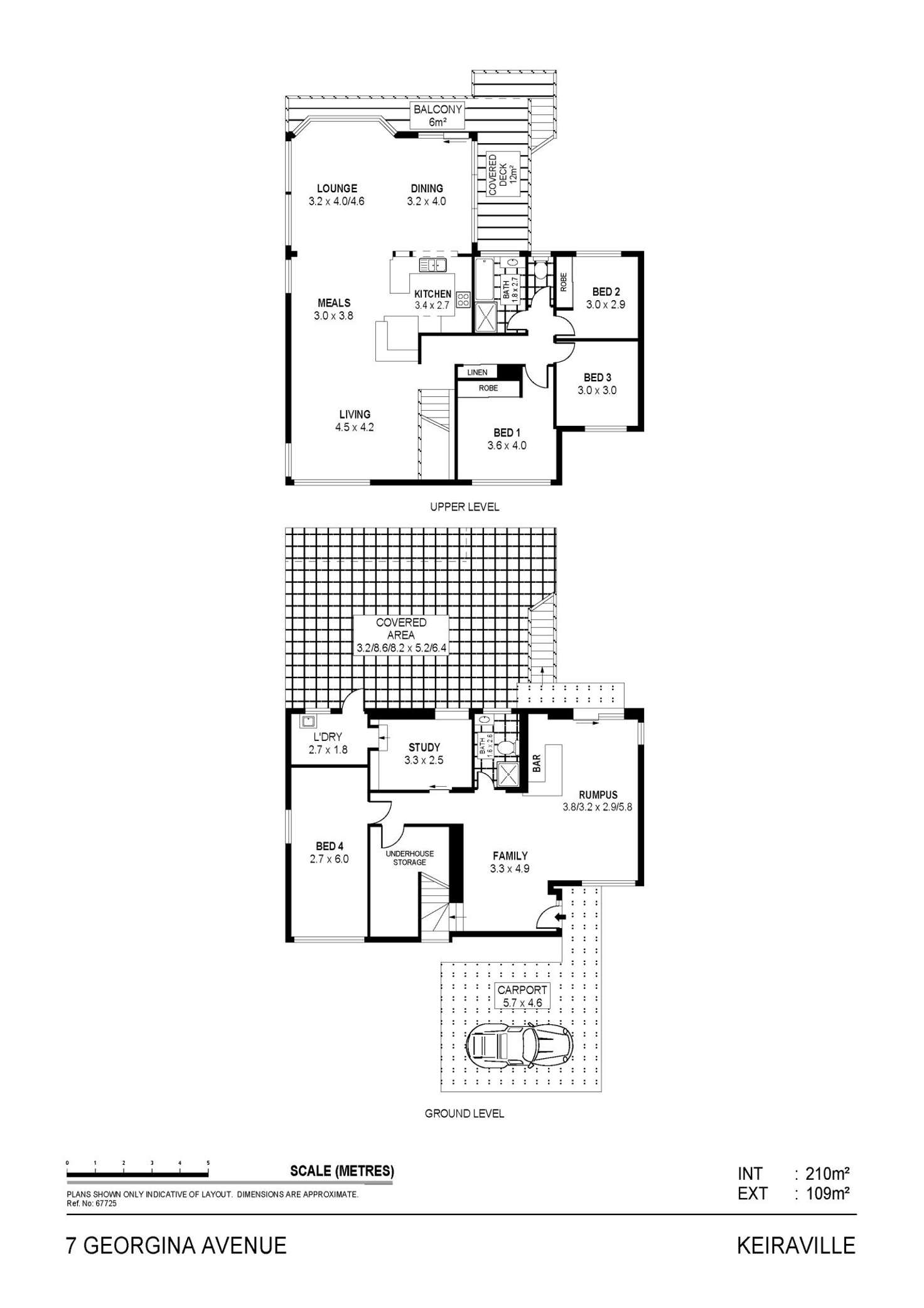 Floorplan of Homely house listing, 7 Georgina Avenue, Keiraville NSW 2500