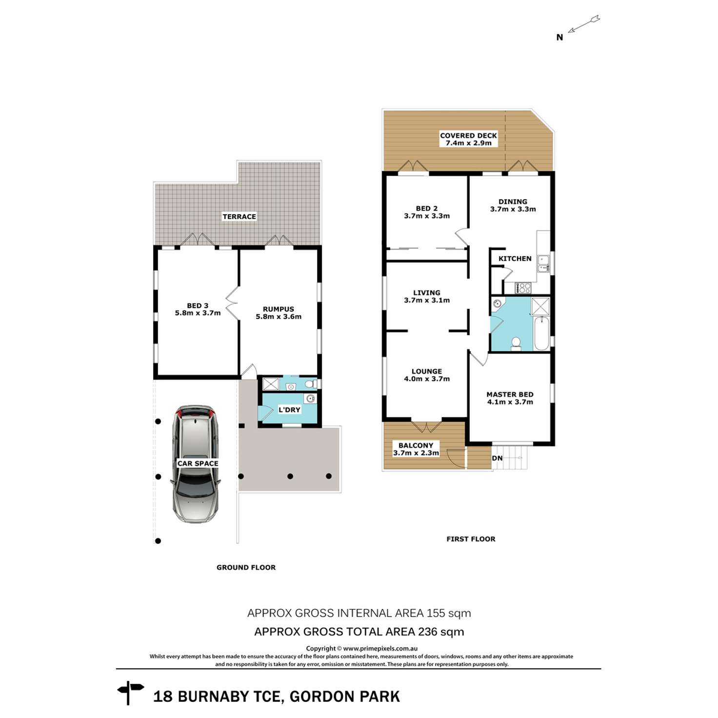 Floorplan of Homely house listing, 18 Burnaby Terrace, Gordon Park QLD 4031