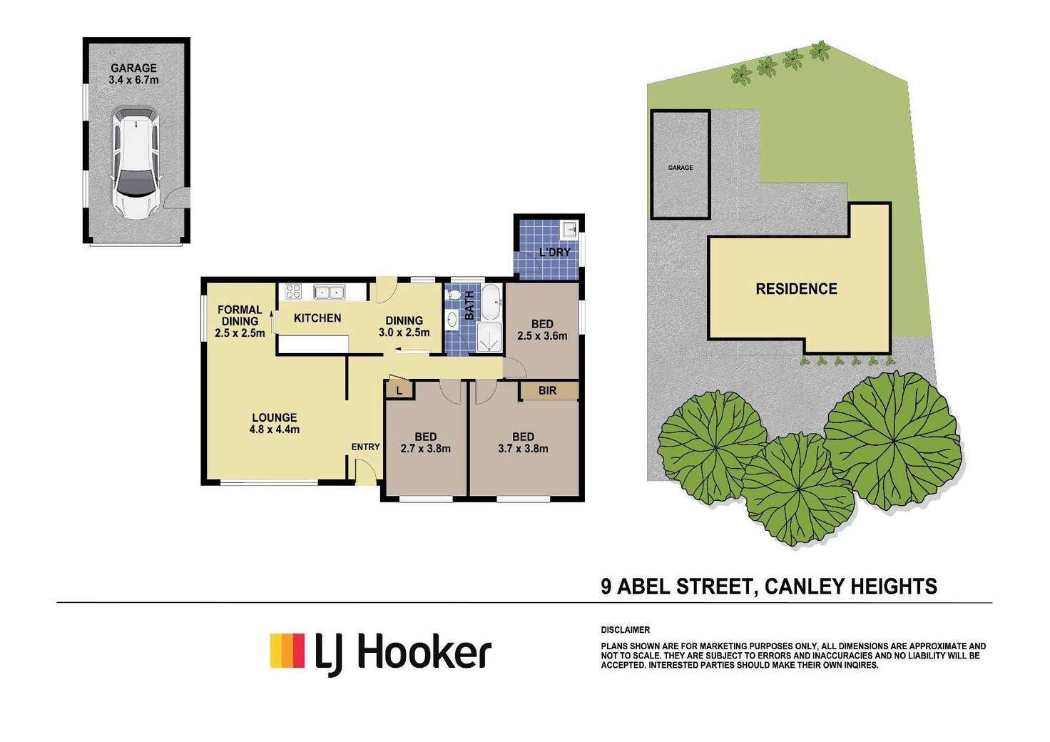 Floorplan of Homely house listing, 9 Abel Street, Canley Heights NSW 2166