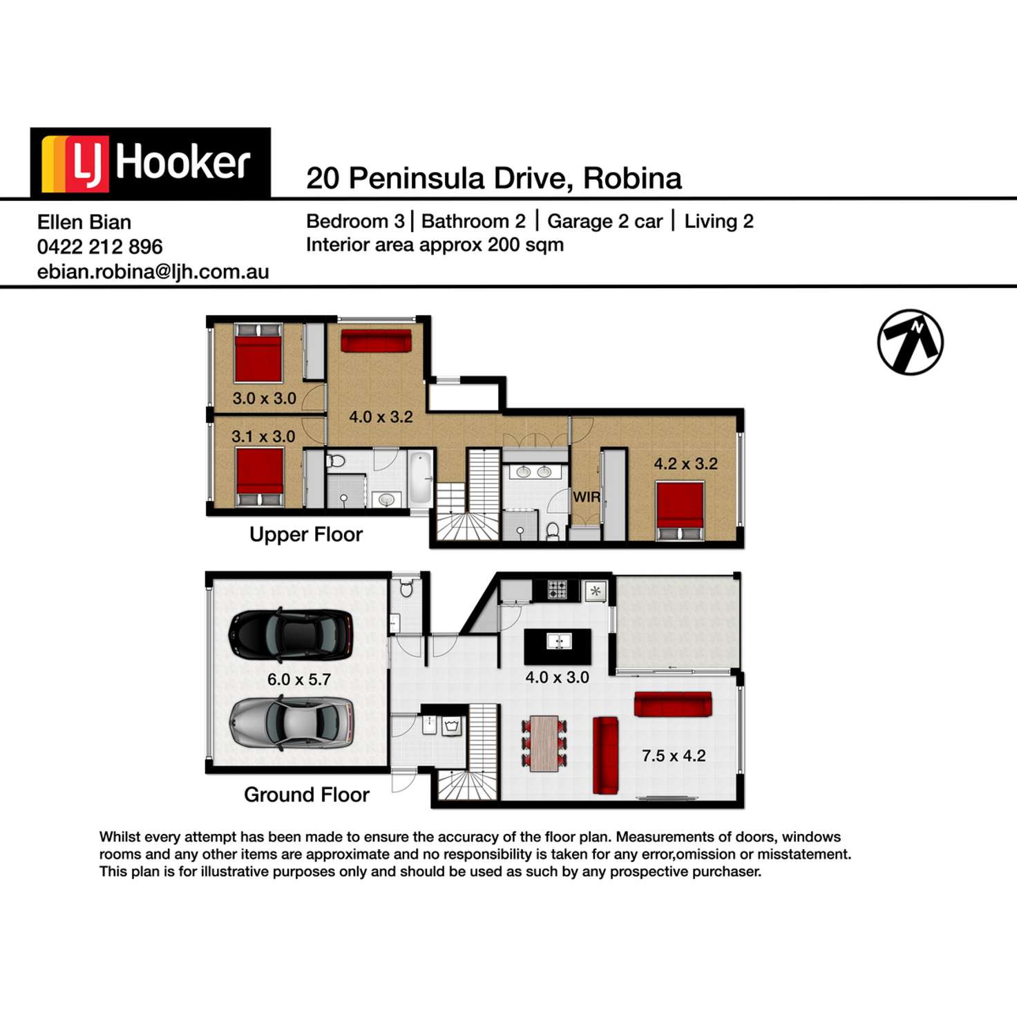 Floorplan of Homely house listing, 20 Peninsula Drive, Robina QLD 4226
