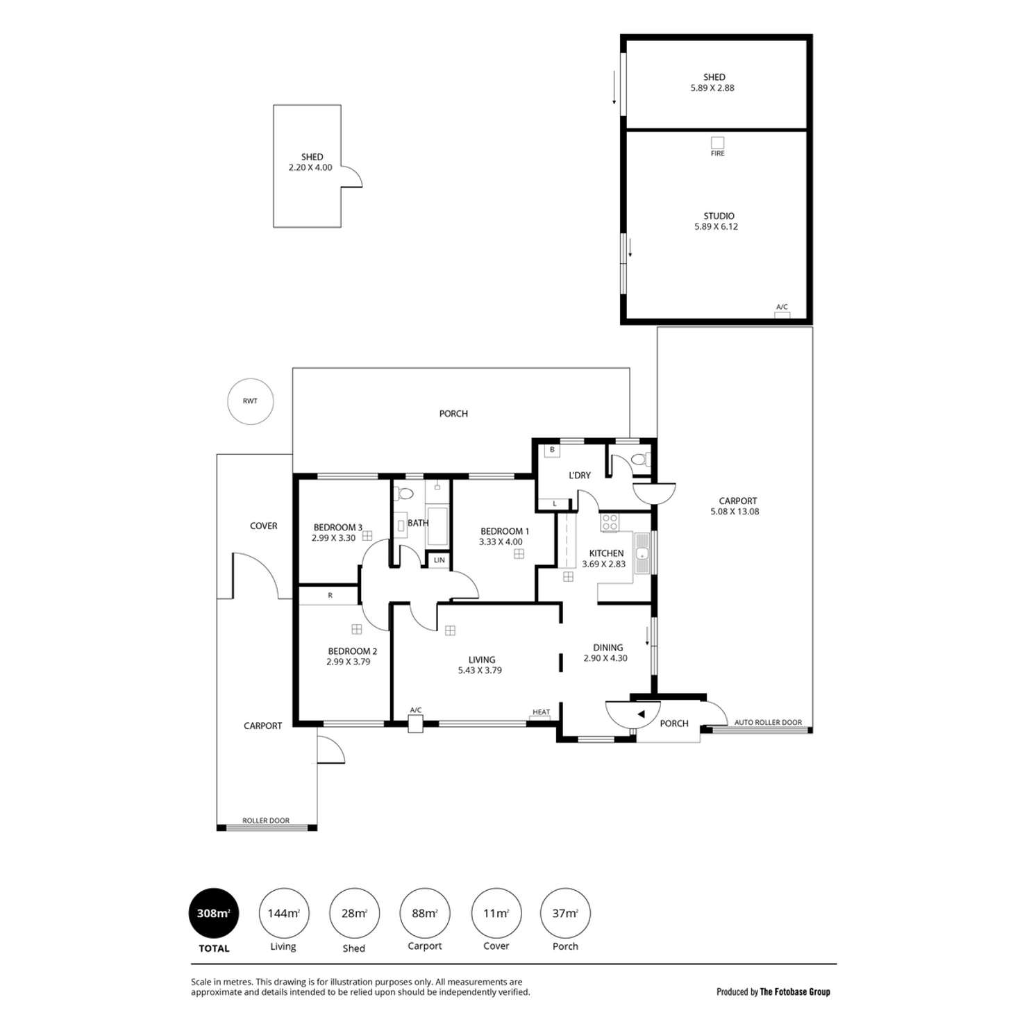 Floorplan of Homely house listing, 11 Wahroonga Drive, Smithfield SA 5114