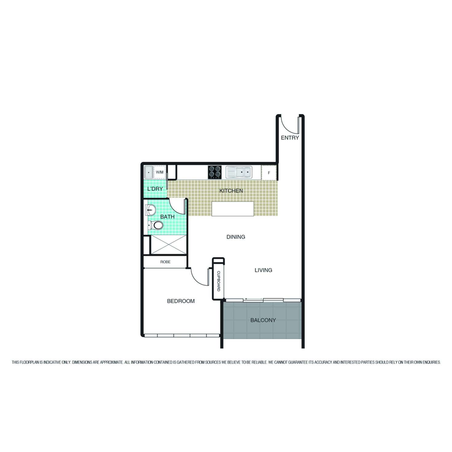 Floorplan of Homely apartment listing, 318/22-24 Lonsdale Street, Braddon ACT 2612