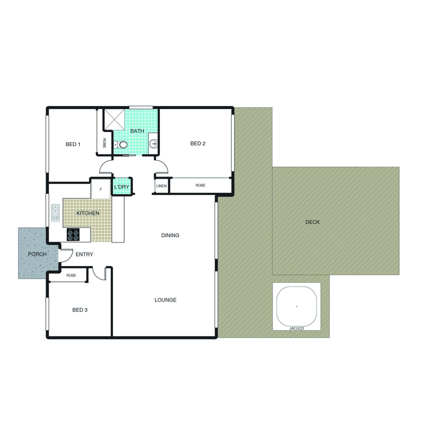 Floorplan of Homely house listing, 72 Redfern Street, Cook ACT 2614