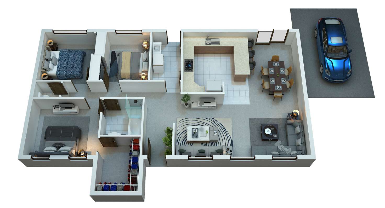 Floorplan of Homely unit listing, Unit 3/10 Manoon Road, Clayton South VIC 3169