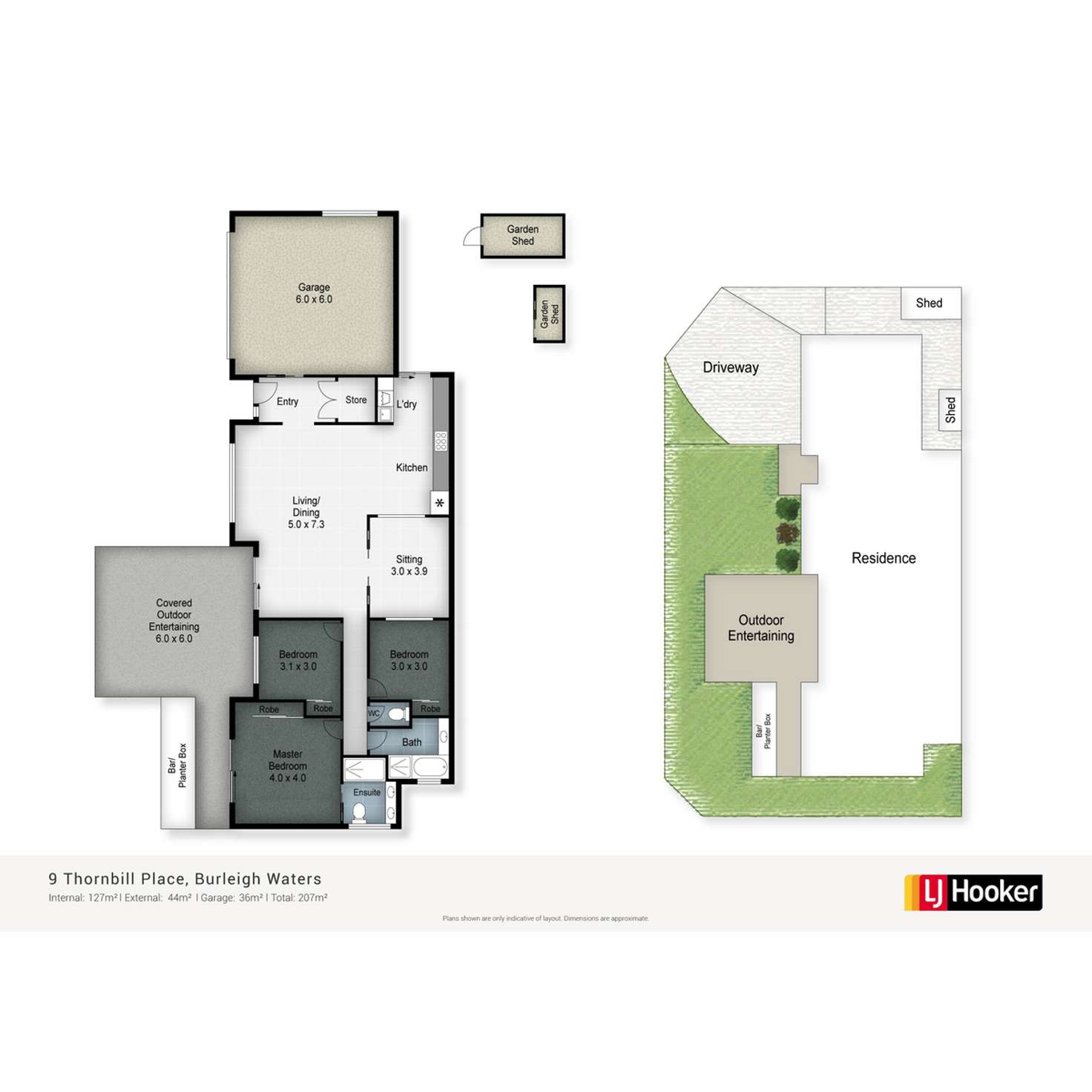 Floorplan of Homely house listing, 9 Thornbill Place, Burleigh Waters QLD 4220