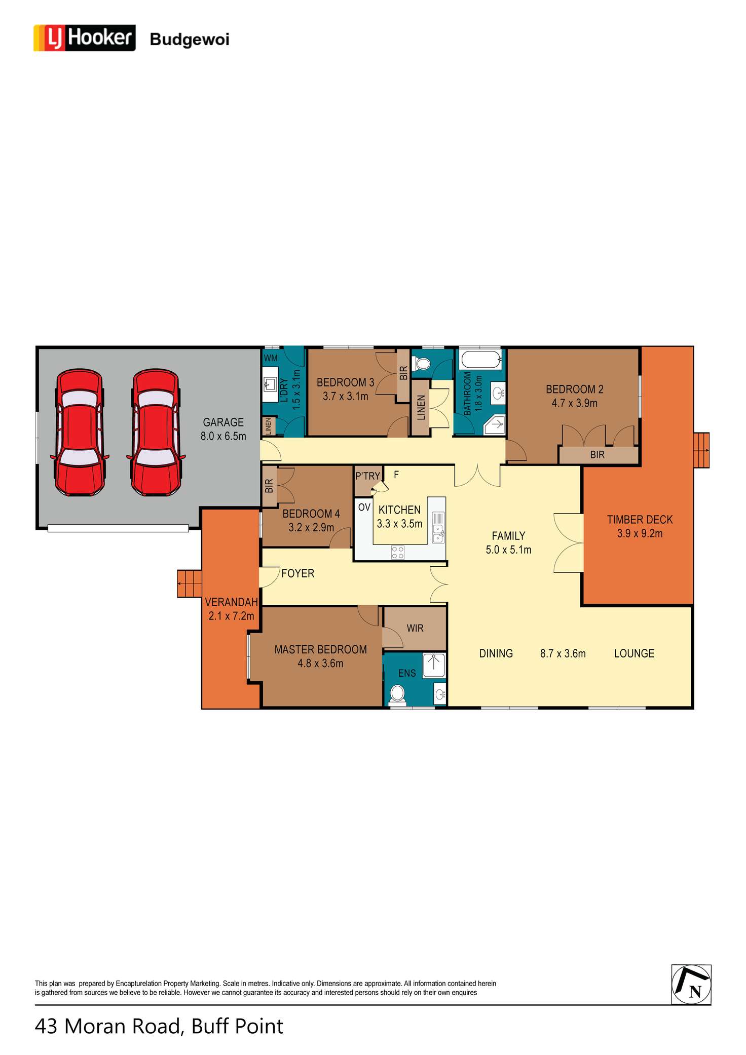 Floorplan of Homely house listing, 43 Moran Road, Buff Point NSW 2262