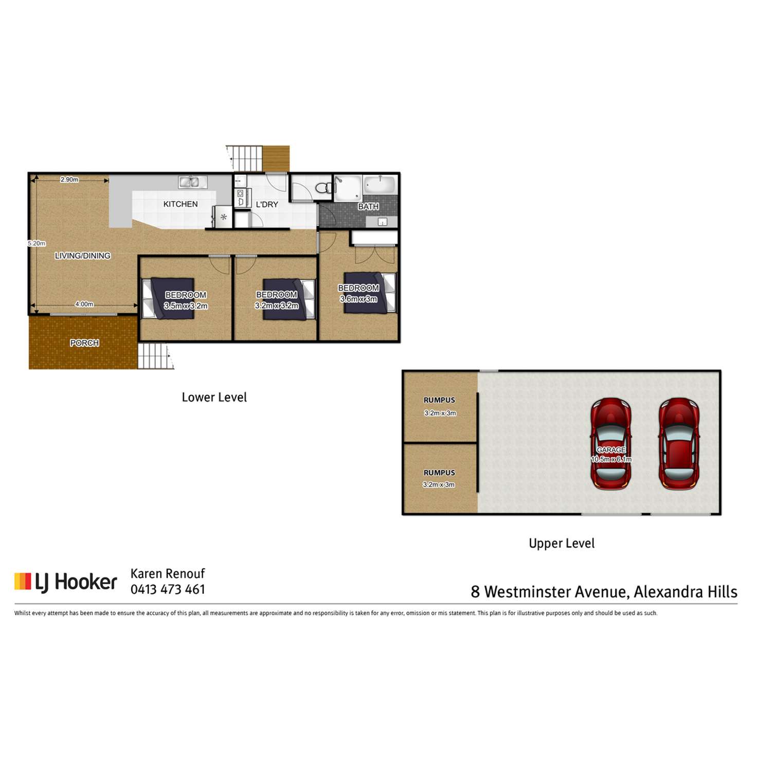 Floorplan of Homely house listing, 8 Westminster Avenue, Alexandra Hills QLD 4161