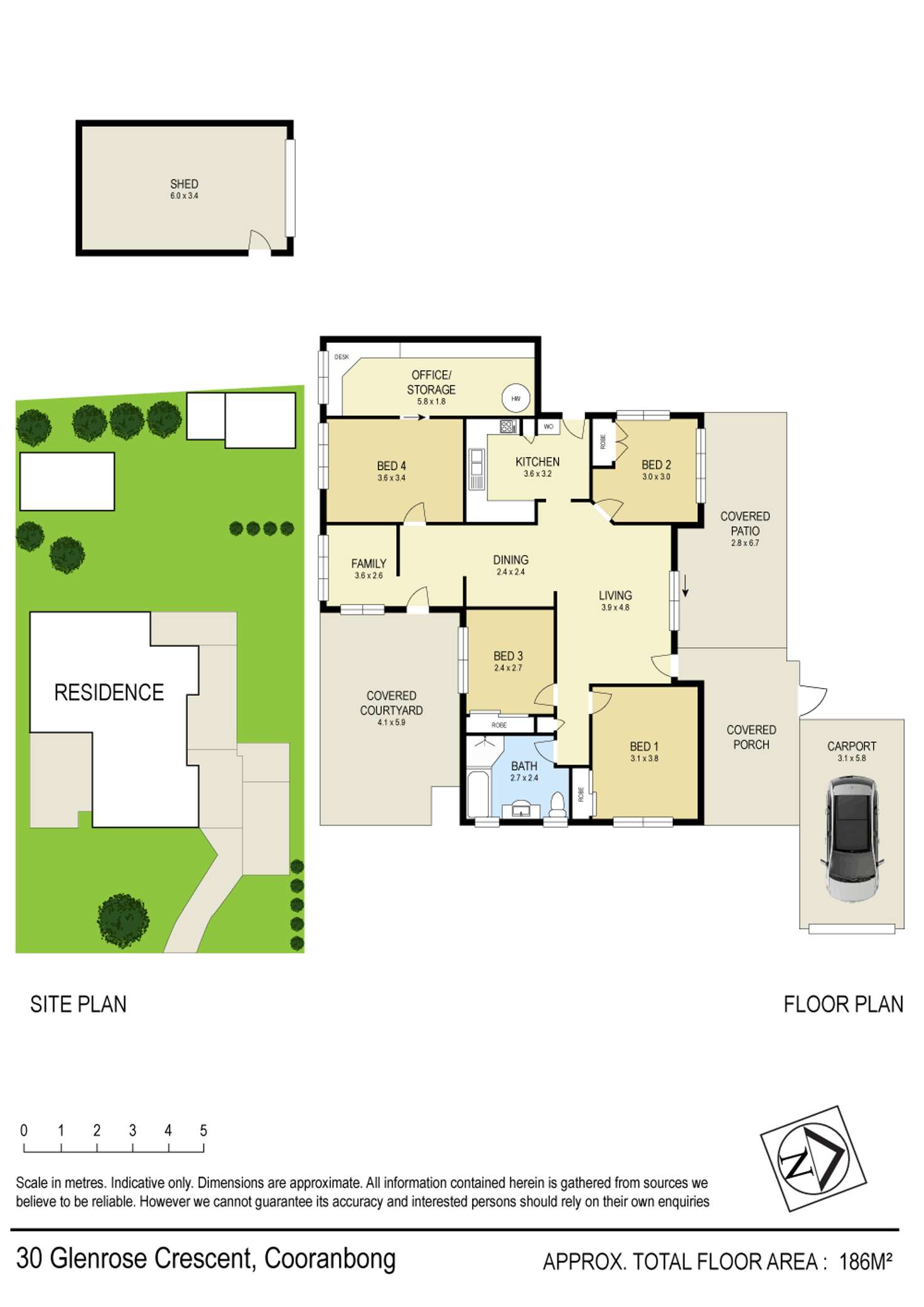 Floorplan of Homely house listing, 30 Glenrose Crescent, Cooranbong NSW 2265
