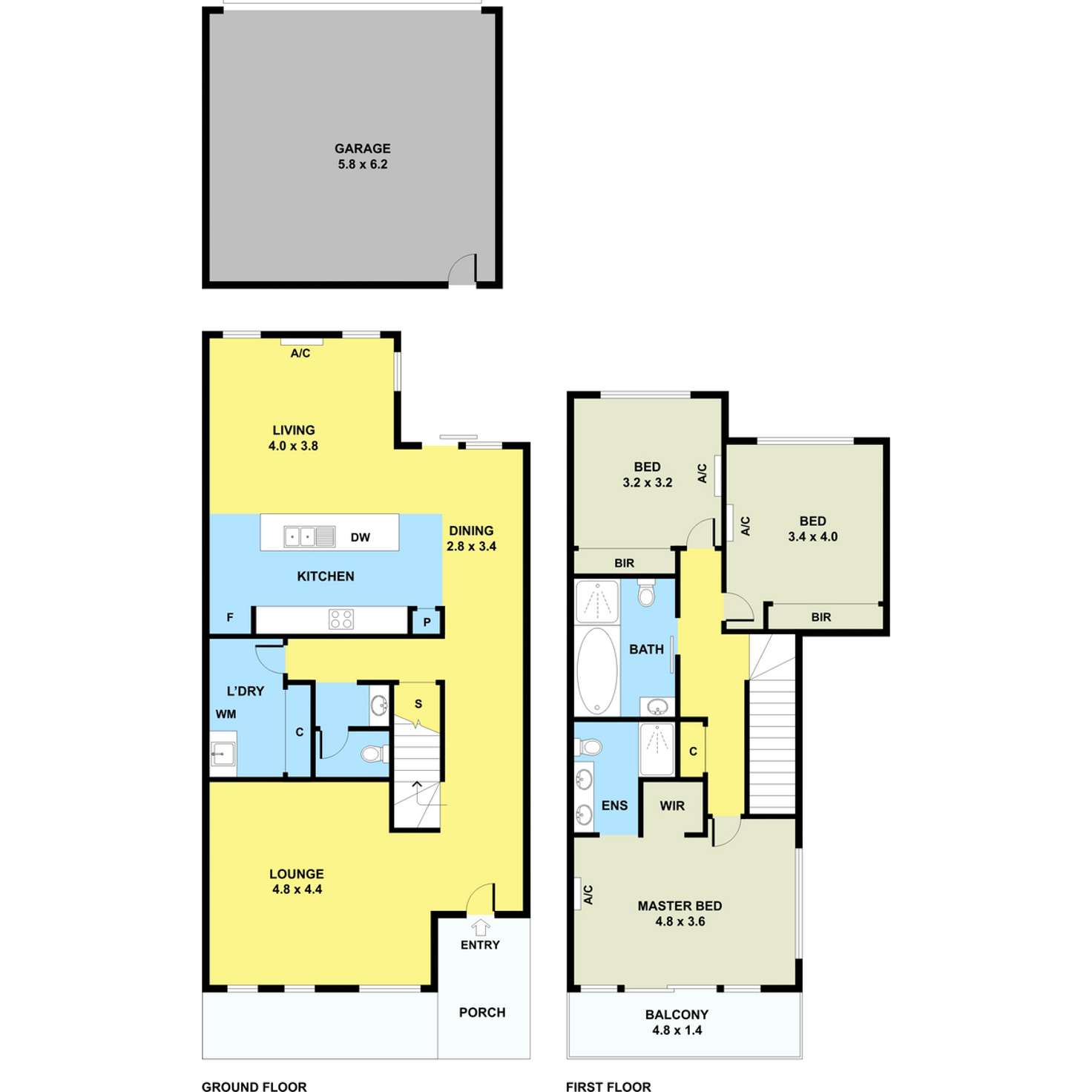 Floorplan of Homely house listing, 9 Carlow Walk, Lalor VIC 3075