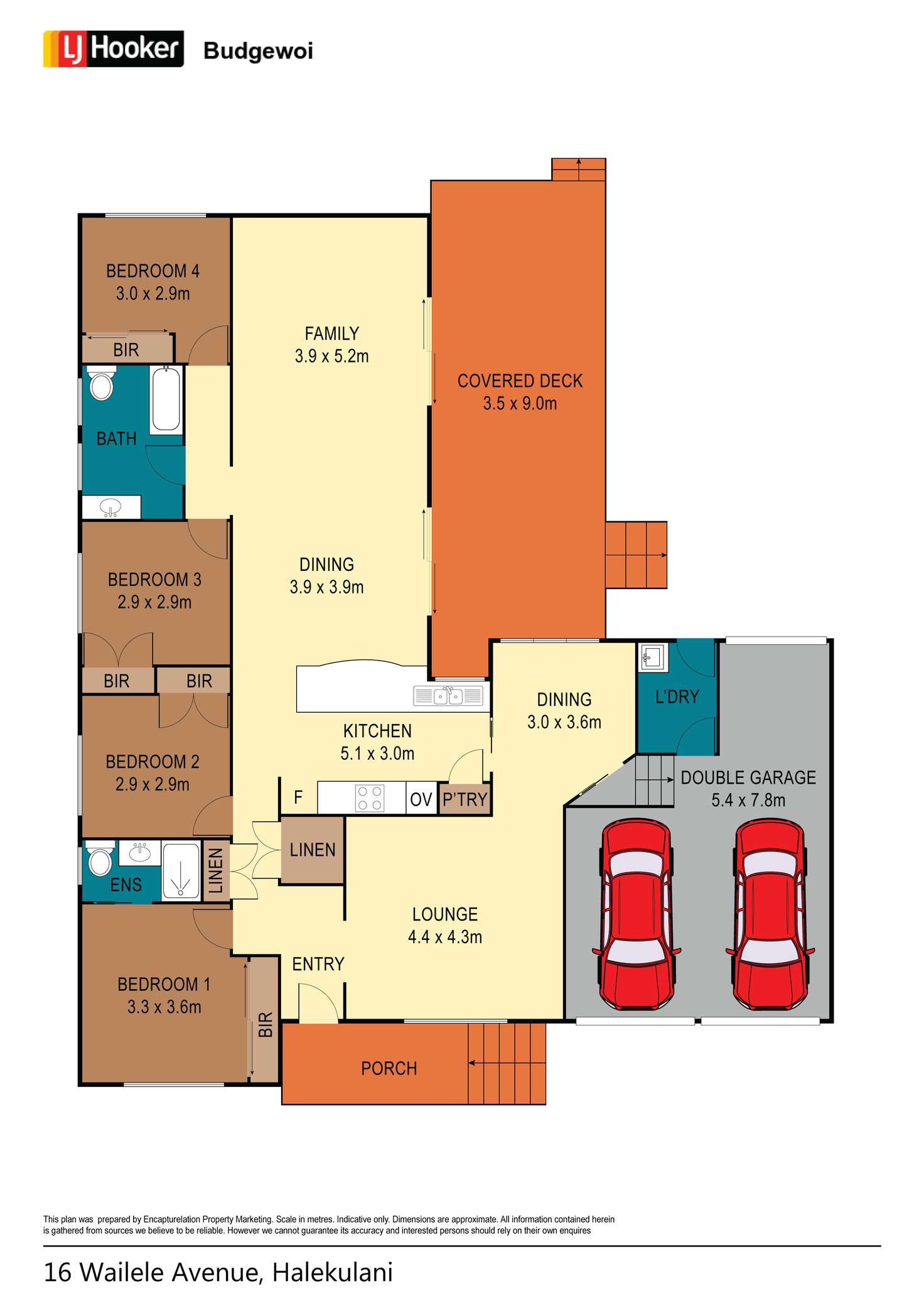 Floorplan of Homely house listing, 16 Wailele Avenue, Halekulani NSW 2262