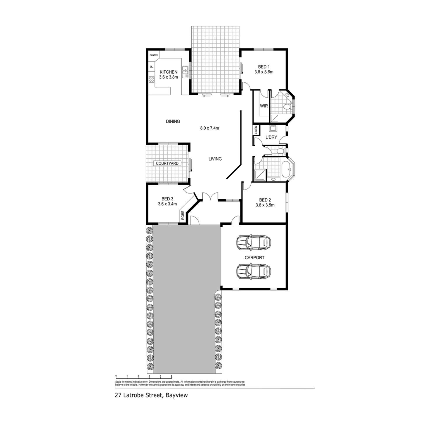 Floorplan of Homely house listing, 27 Latrobe Street, Bayview NT 820