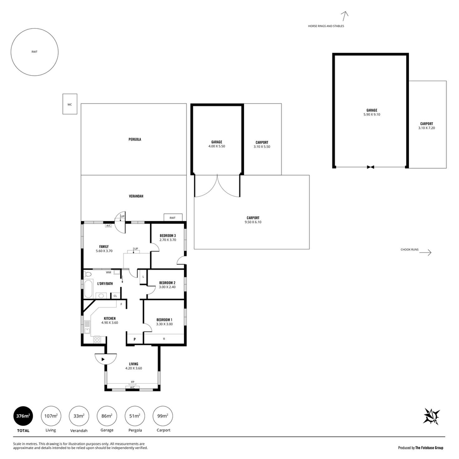 Floorplan of Homely acreageSemiRural listing, 312 Williamstown Road, Cockatoo Valley SA 5351