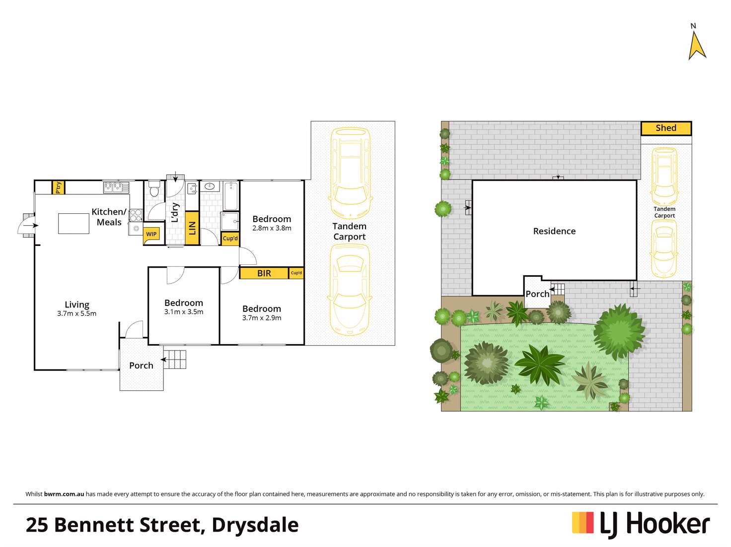 Floorplan of Homely house listing, 25 Bennett Street, Drysdale VIC 3222