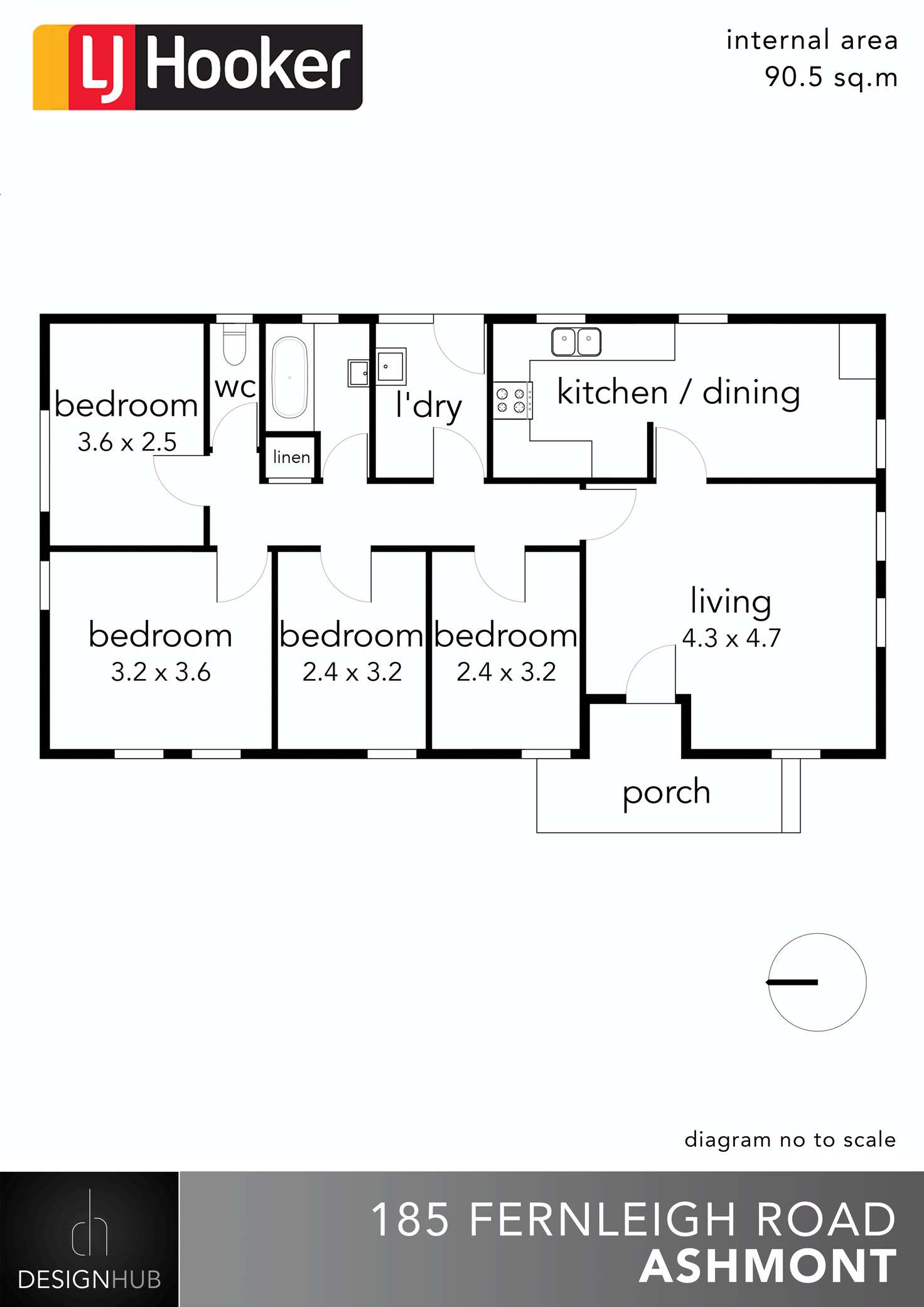 Floorplan of Homely house listing, 185 Fernleigh Road, Ashmont NSW 2650