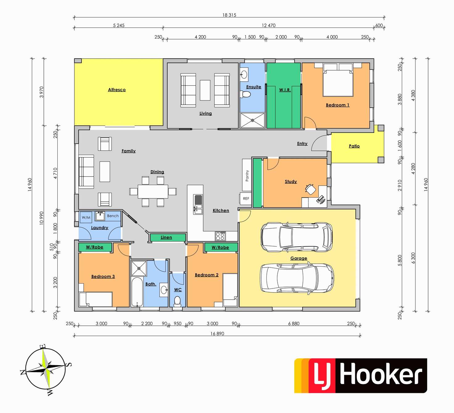 Floorplan of Homely house listing, 11 Ondaroo Crescent, Old Bar NSW 2430