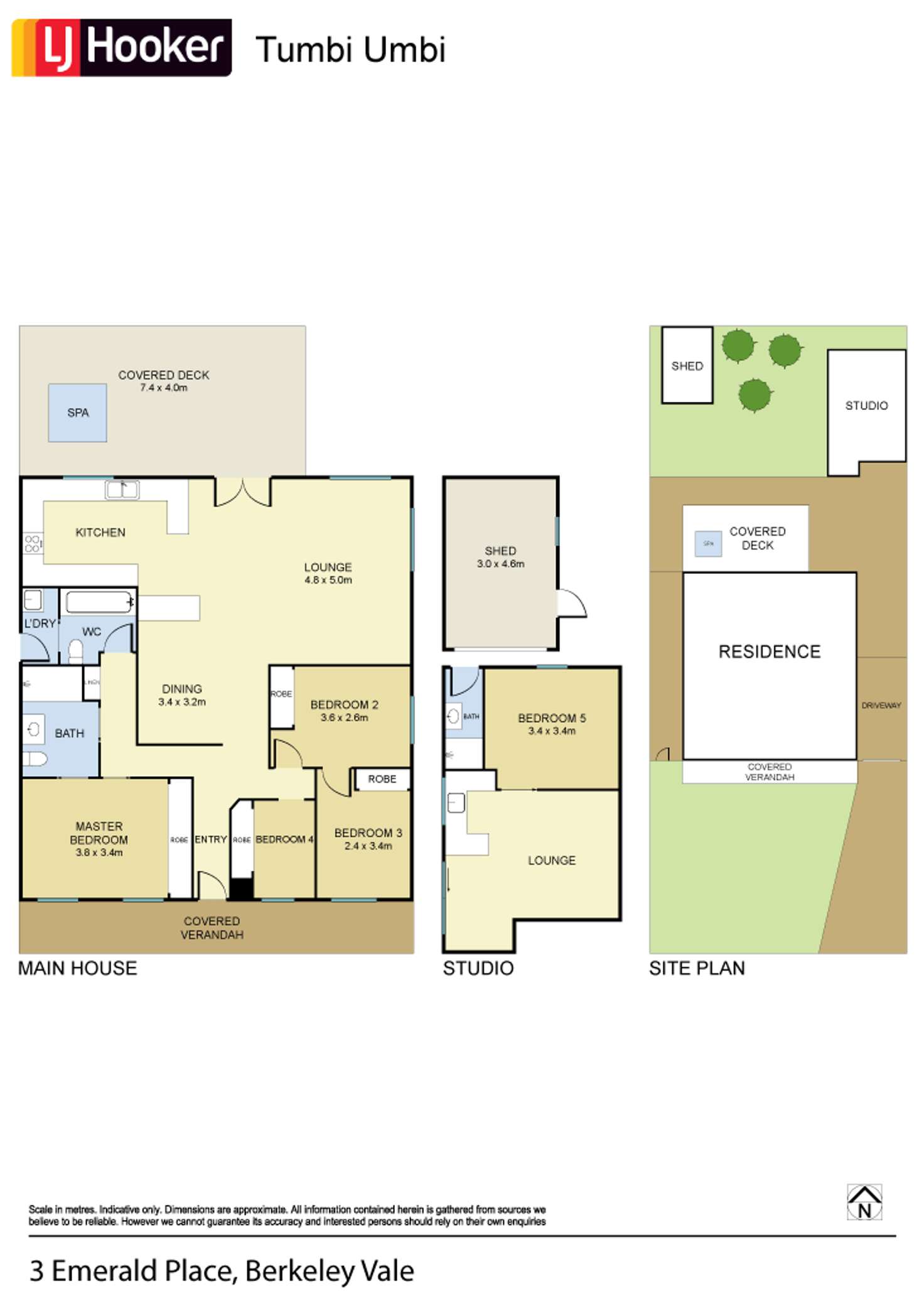 Floorplan of Homely house listing, 3 Emerald Place, Berkeley Vale NSW 2261