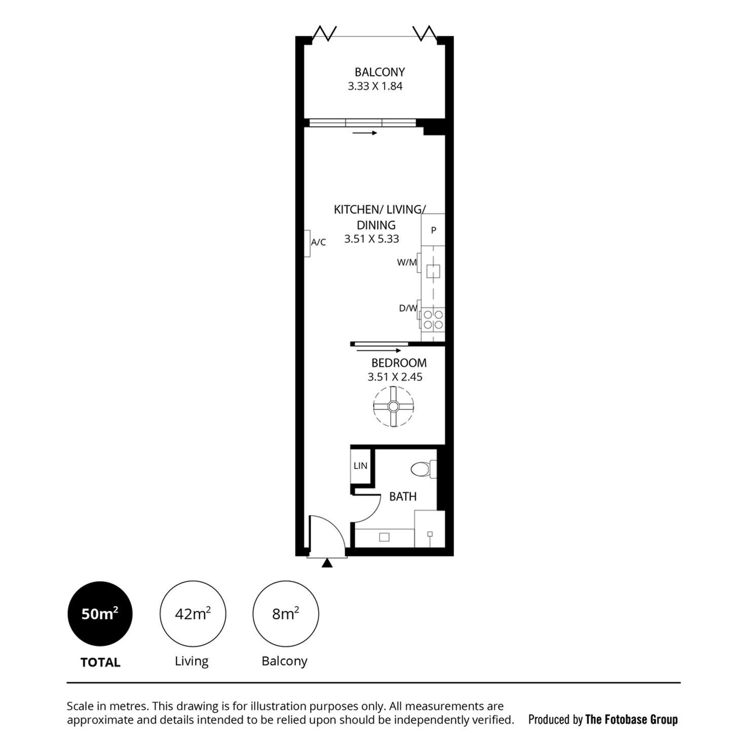 Floorplan of Homely unit listing, 102/10 Balfours Way, Adelaide SA 5000