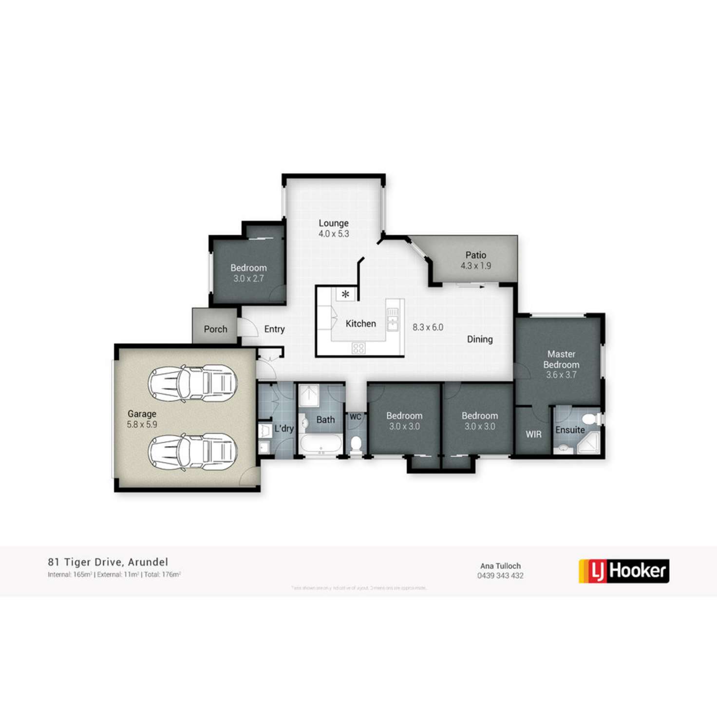 Floorplan of Homely house listing, 81 Tiger Drive, Arundel QLD 4214