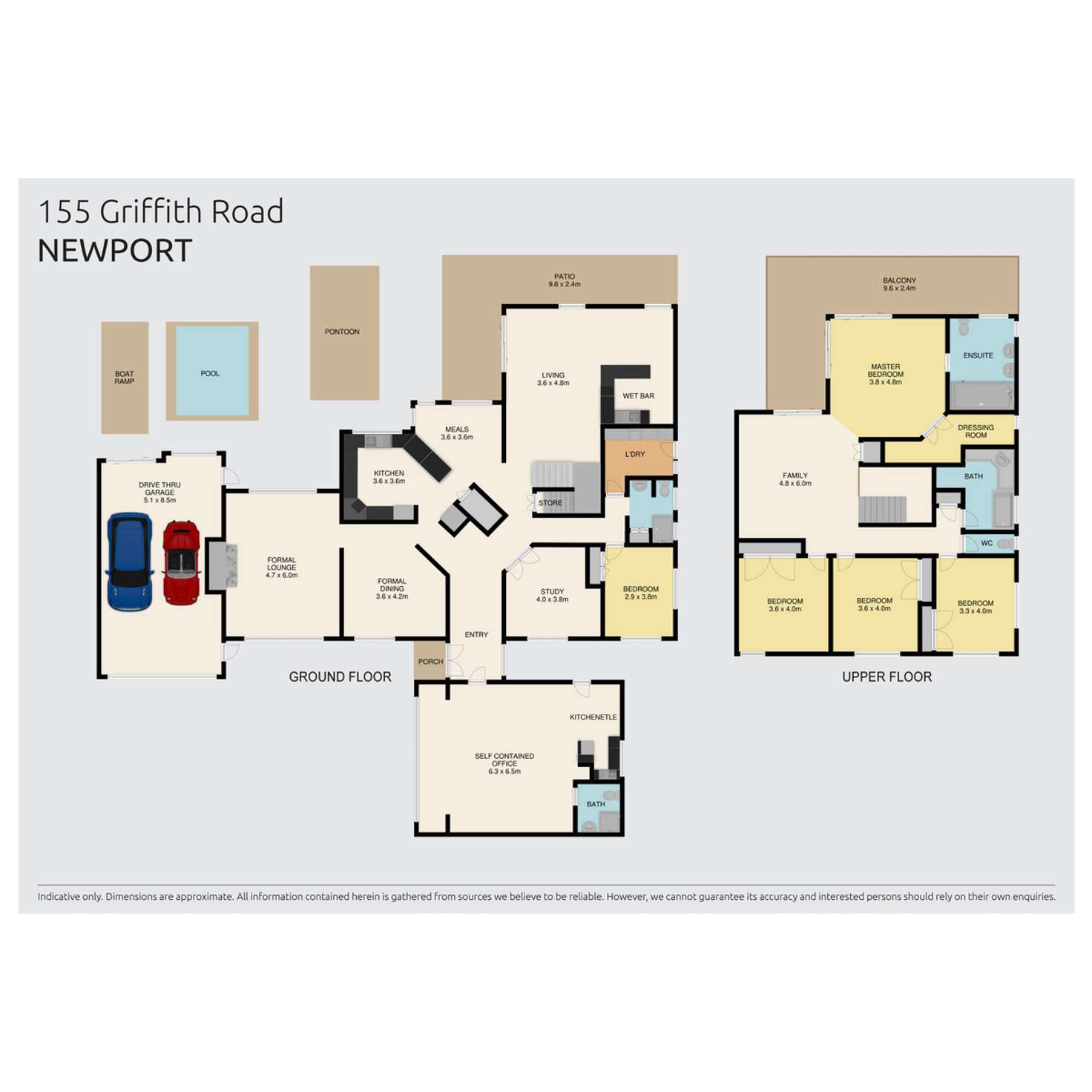 Floorplan of Homely house listing, 155 Griffith Road, Newport QLD 4020