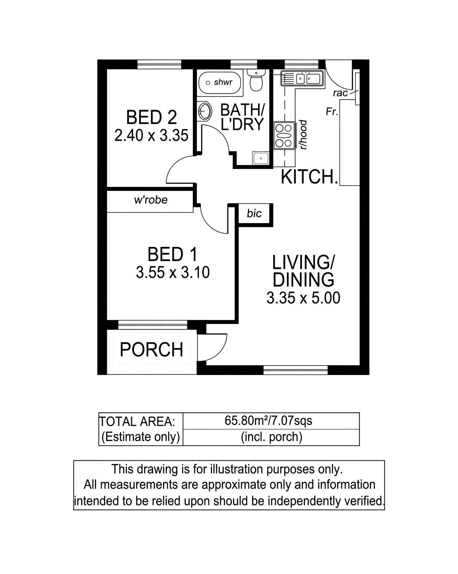 Floorplan of Homely unit listing, 4/46 Gladstone Road, Mile End SA 5031
